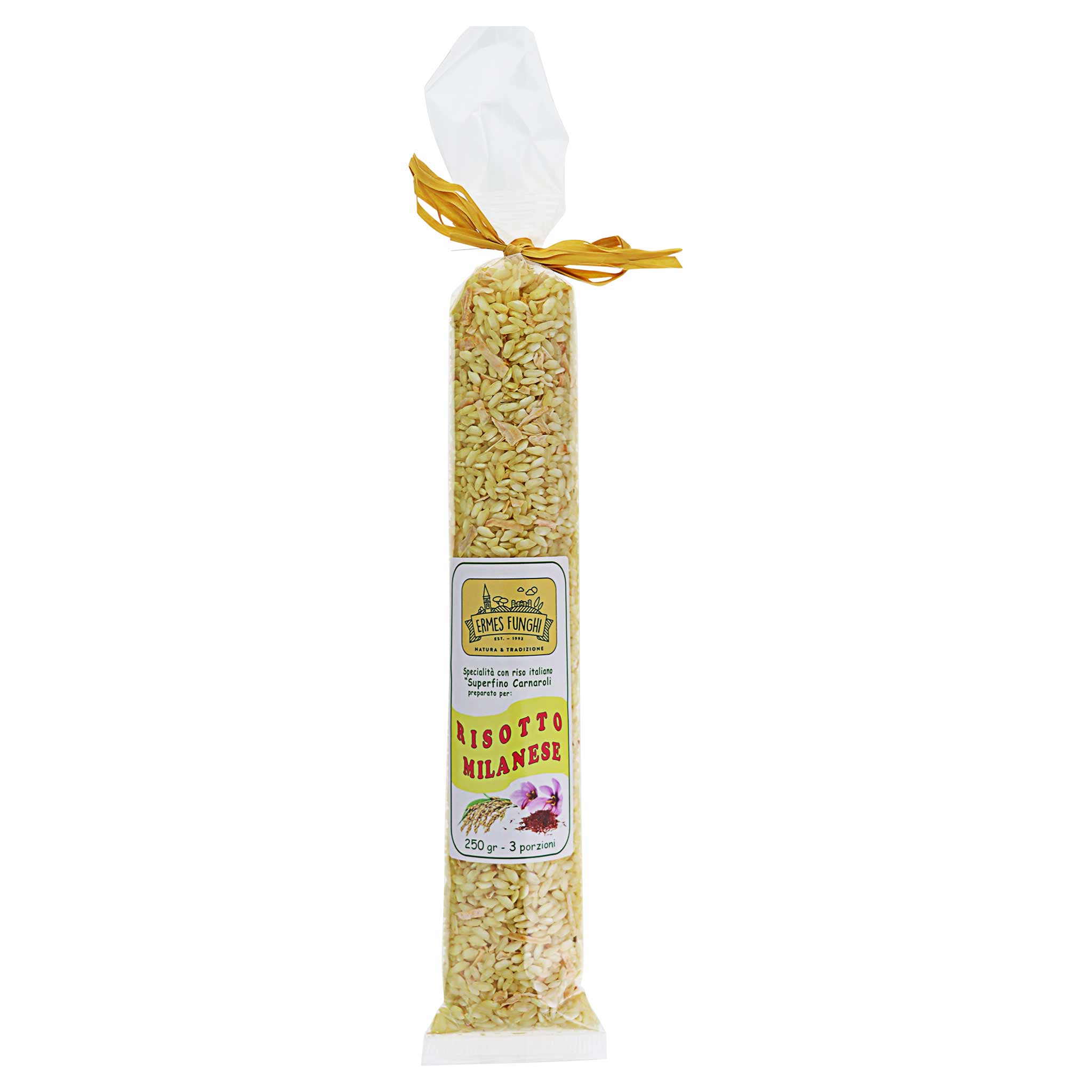 Ermes Funghi Risotto Milanese 250g Packung aus Venetien, Italien