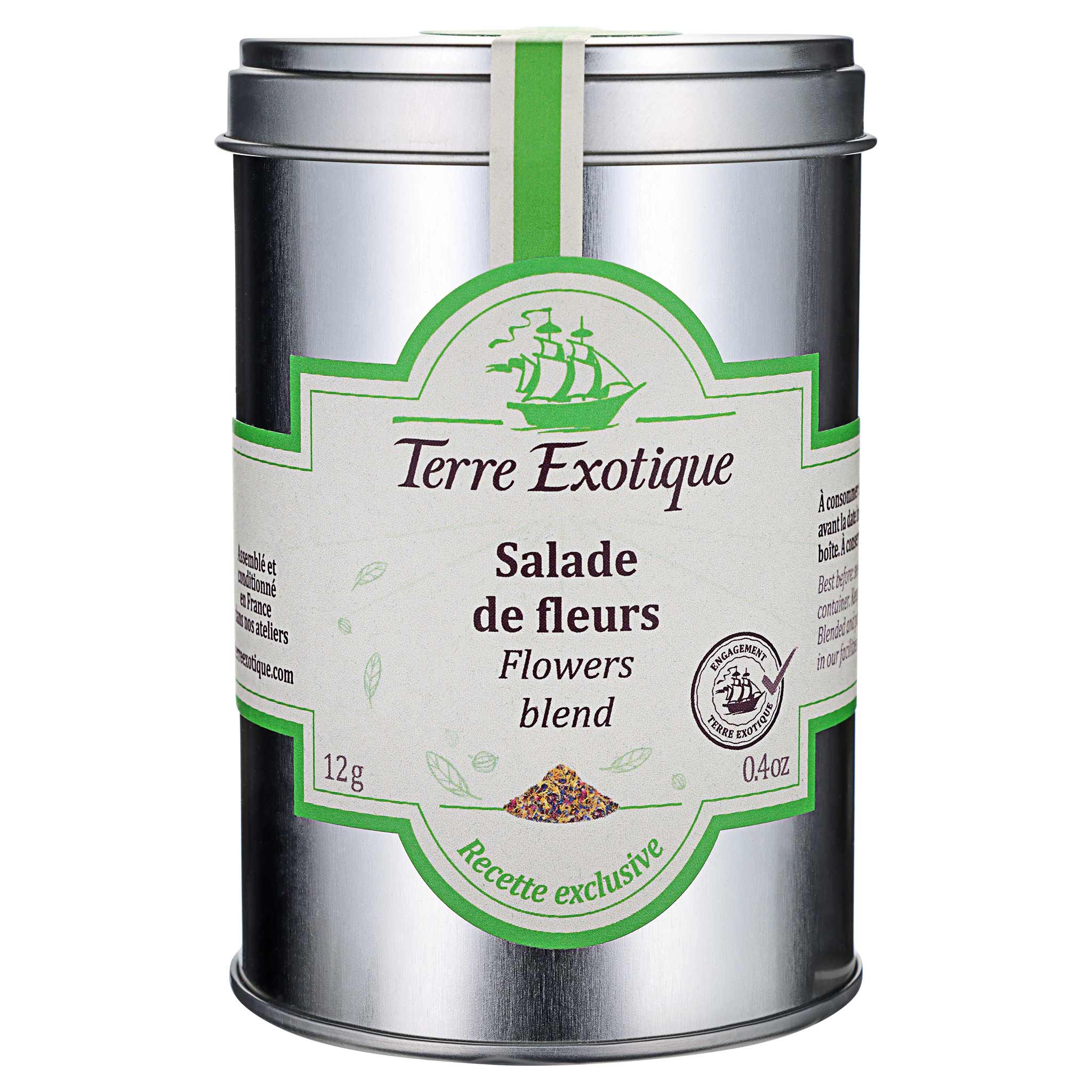Terre Exotique Salade de Fleurs, 12g, Gewürzmischung aus Frankreich