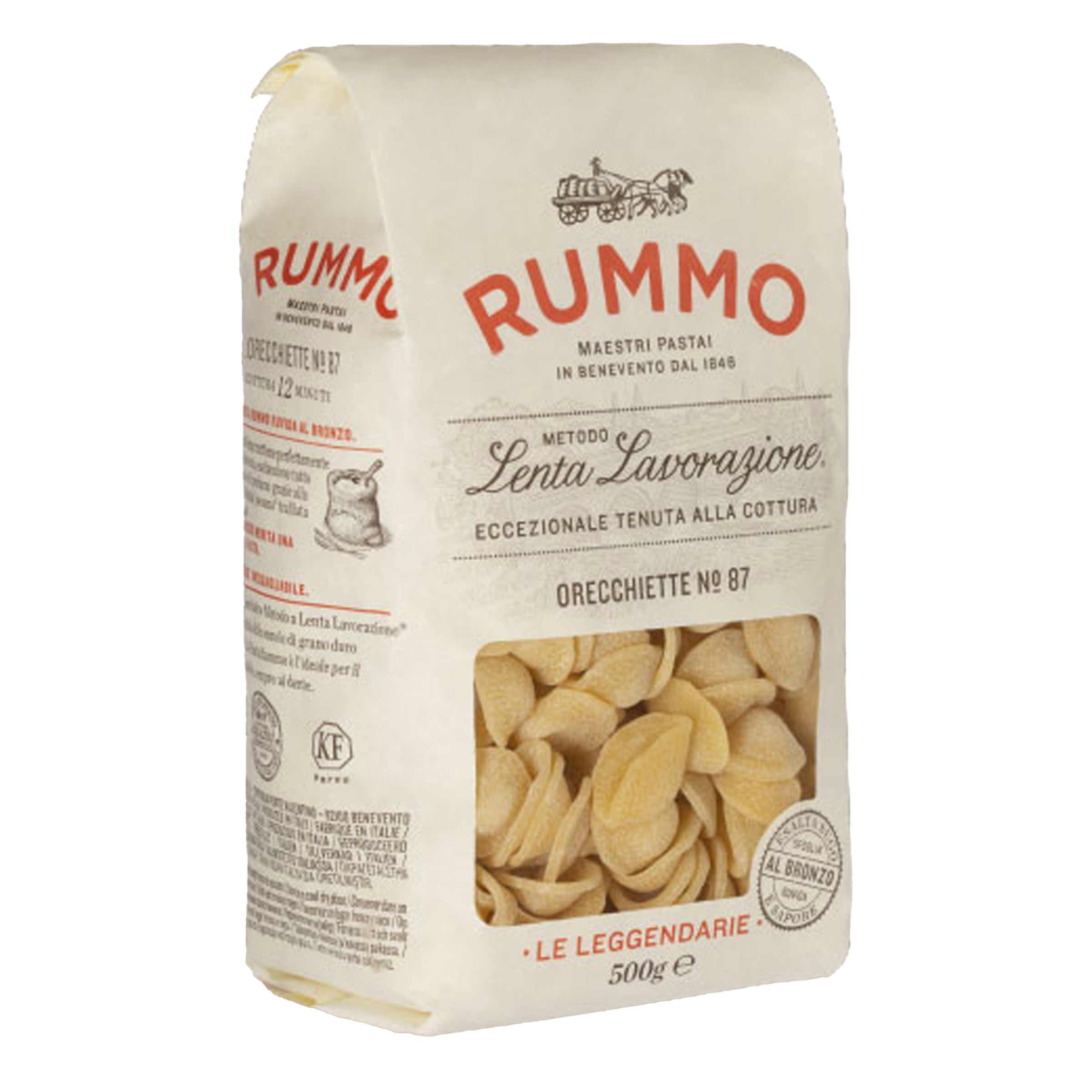 Rummo Orecchiette Lenta Lavorazione 500g Packung aus Kampanien, Italien