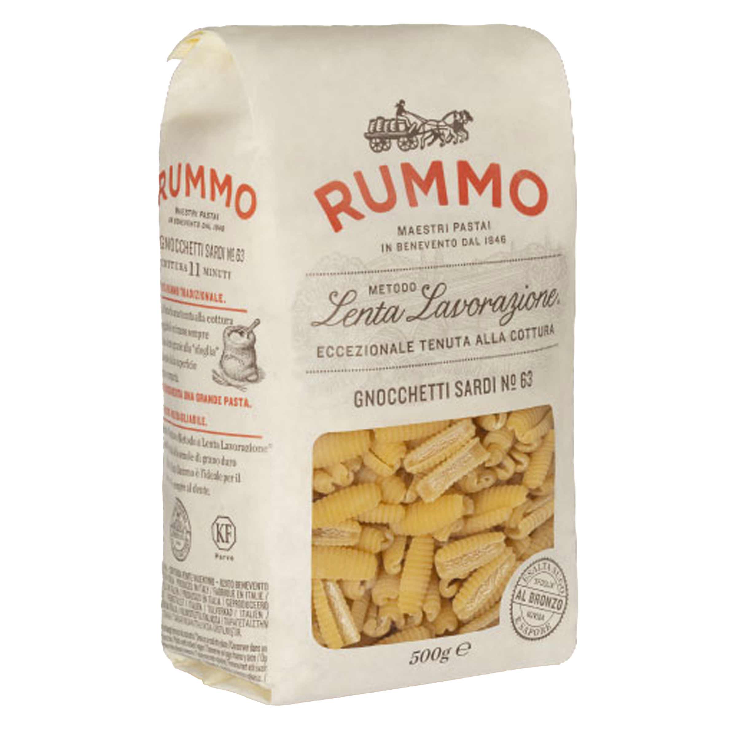 Rummo Gnocchetti Sardi Lenta Lavorazione 500g Packung aus Italien