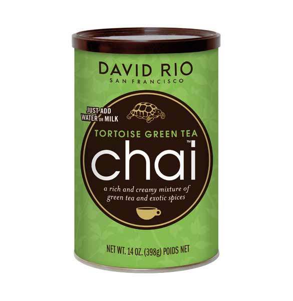 David Rio Tortoise Green Tea Chai mit 12 Portionen aus Kalifornien