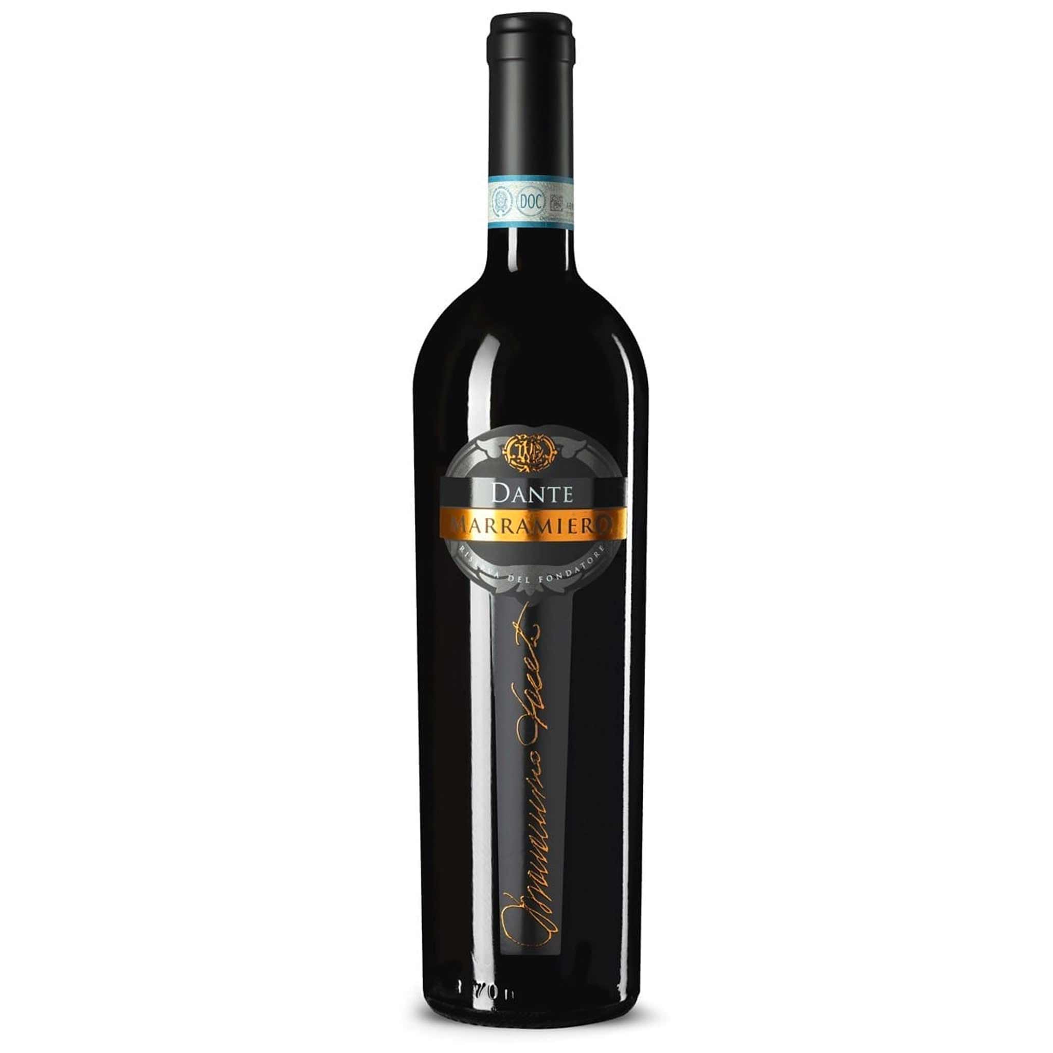 Flasche Marramiero Dante Montepulciano d'Abruzzo DOC 1998 Rotwein 75cl aus Italien