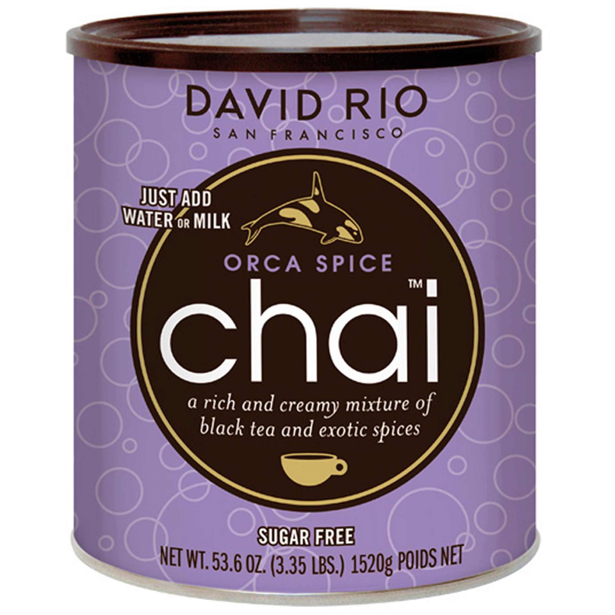 David Rio Orca Spice Sugarfree Chai 52 Portionen, 1520g aus Kalifornien
