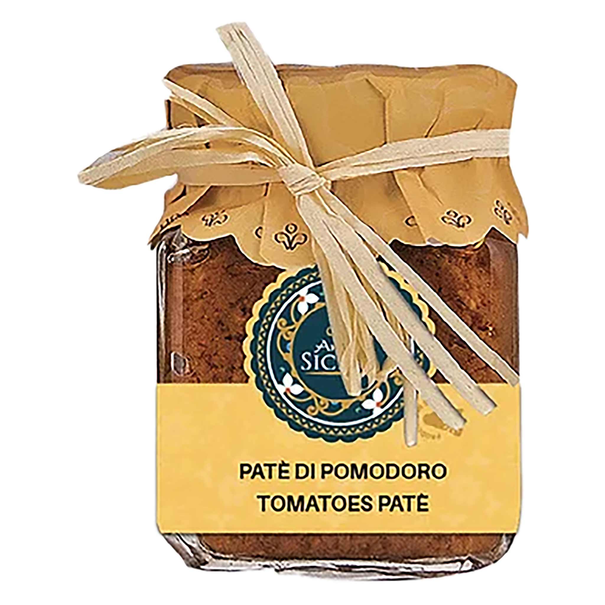 Antica Sicilia Patè di pomodoro con olio EVO aus Sizilien, Italien, 90g Glas.