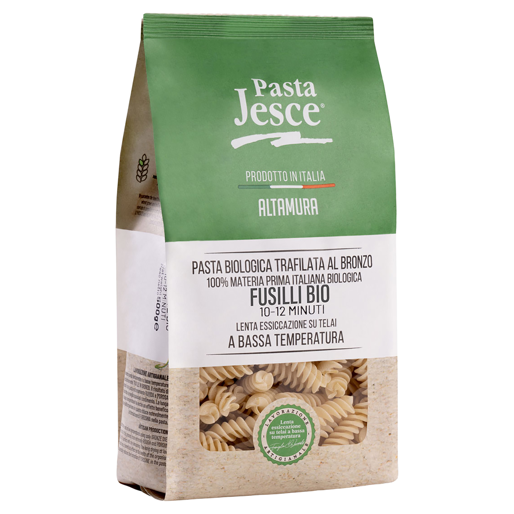 Fusilli Bio Pasta von Pasta Jesce – italienische Hartweizenpasta aus biologischem Anbau
