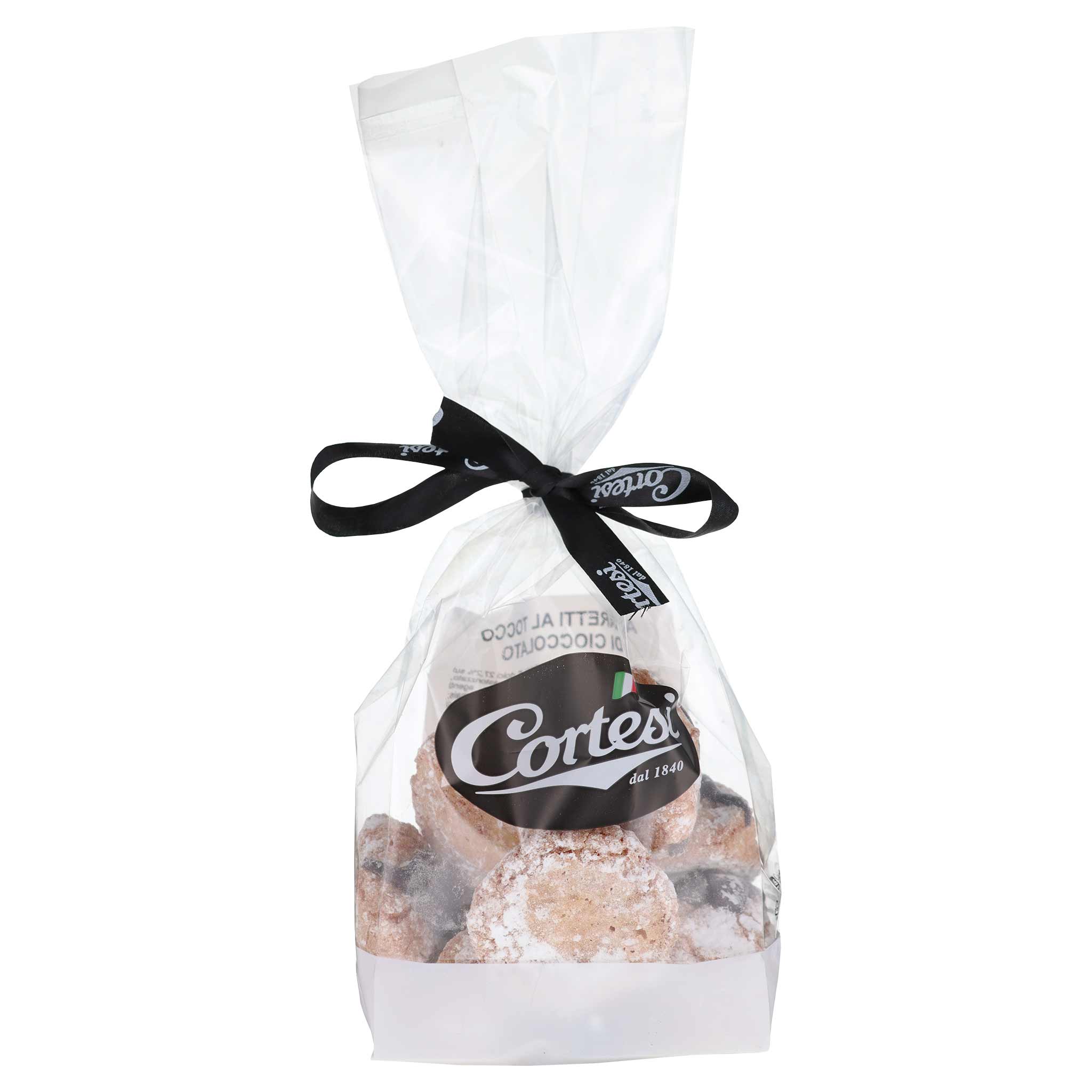 Cortesi Amaretti Mandorla con tocco di Cioccolato 200g Packung aus Italien