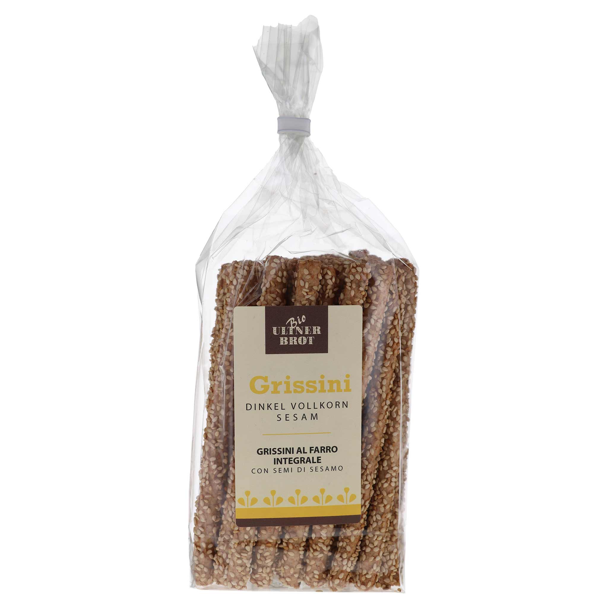 Ultner Brot BIO Dinkel Grissini Sesam 200g aus Südtirol, Italien