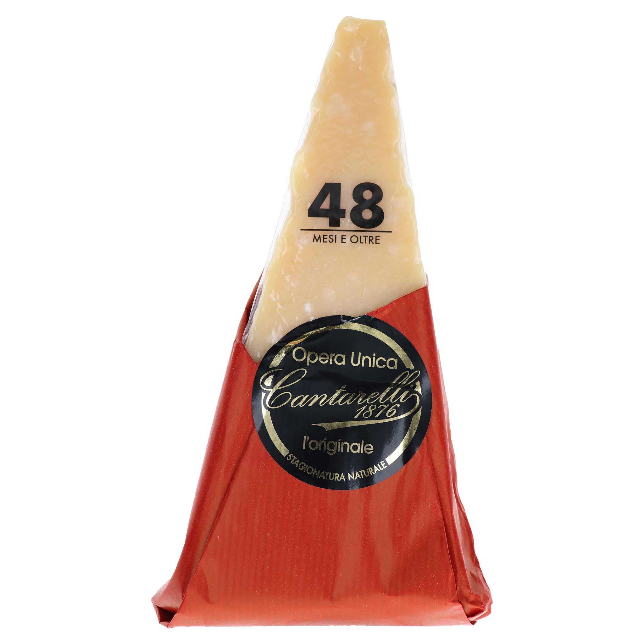 Cantarelli Parmigiano Reggiano DOP 48 Monate - ca. 300g - Handverpackt - Produktfoto 1