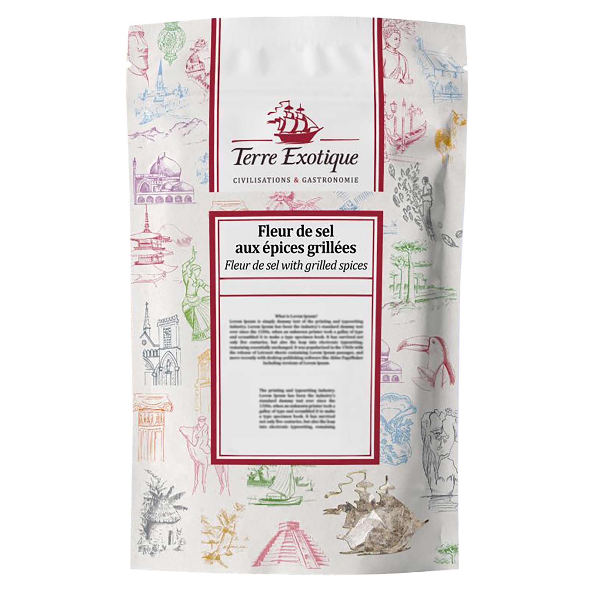 Terre Exotique Fleur de sel mit gerösteten Gewürzen 500g aus Frankreich