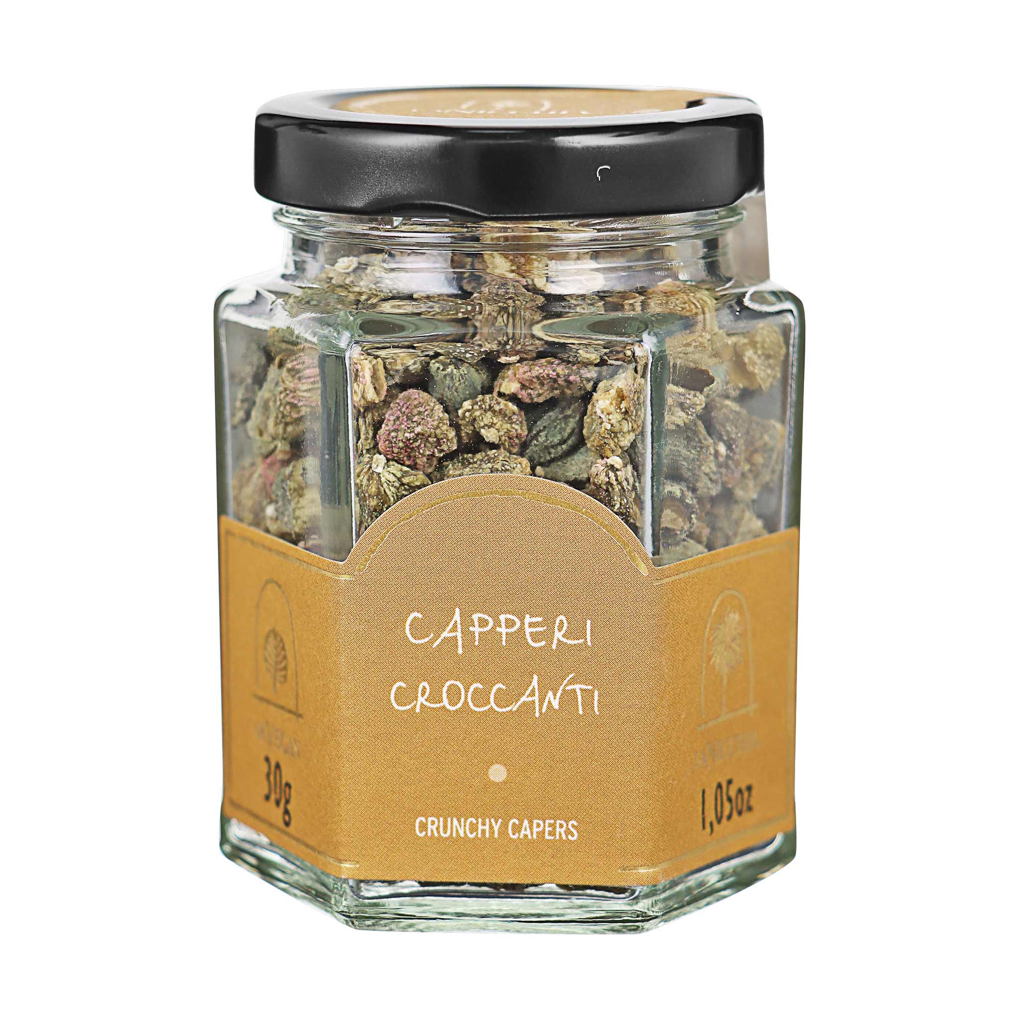 Produktbild von La Nicchia Capperi Croccanti, knusprige Kapern aus Sizilien, Italien, 30 g.