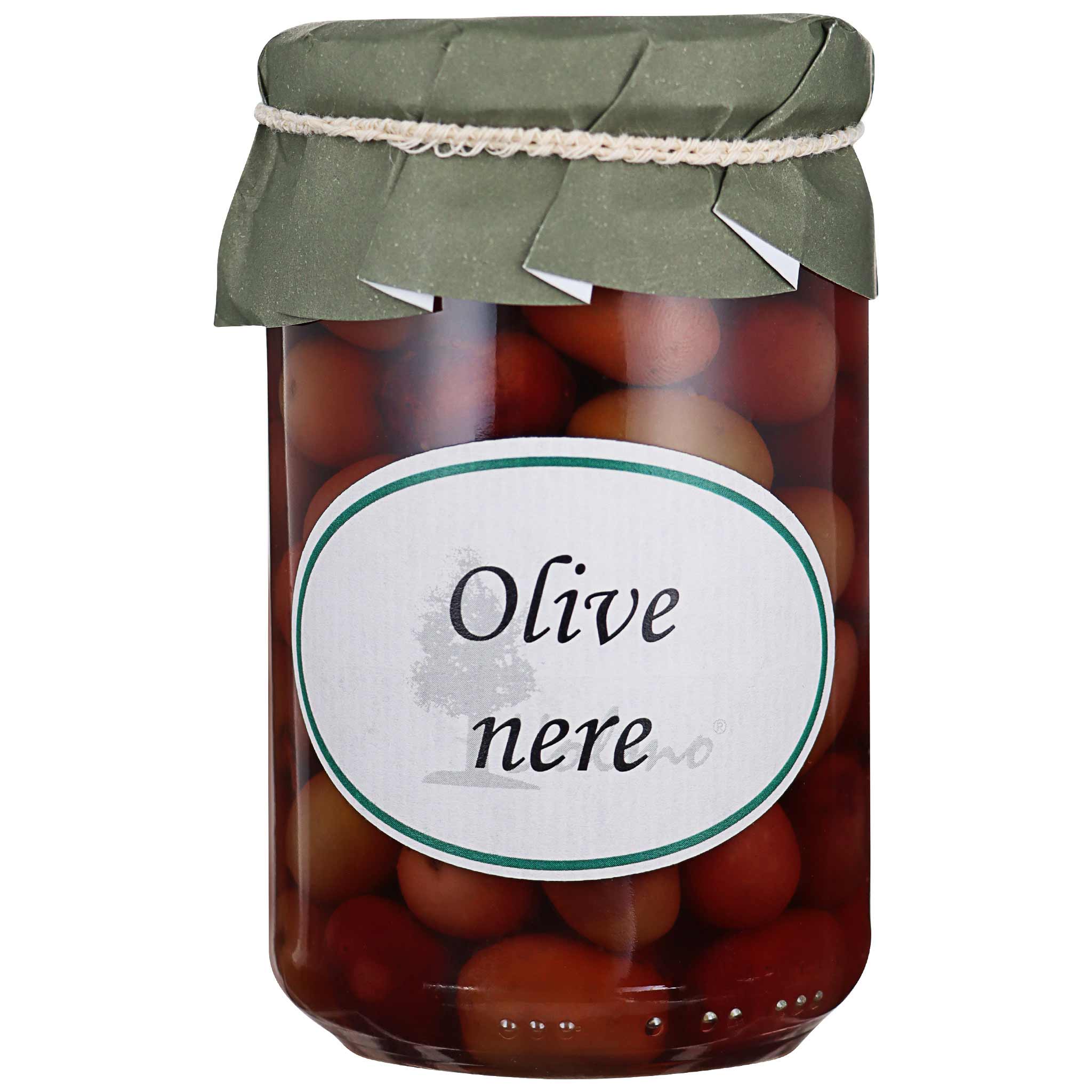 Olmo, Olive nere Riviera Ligure in Salzlake, 300 g Packung