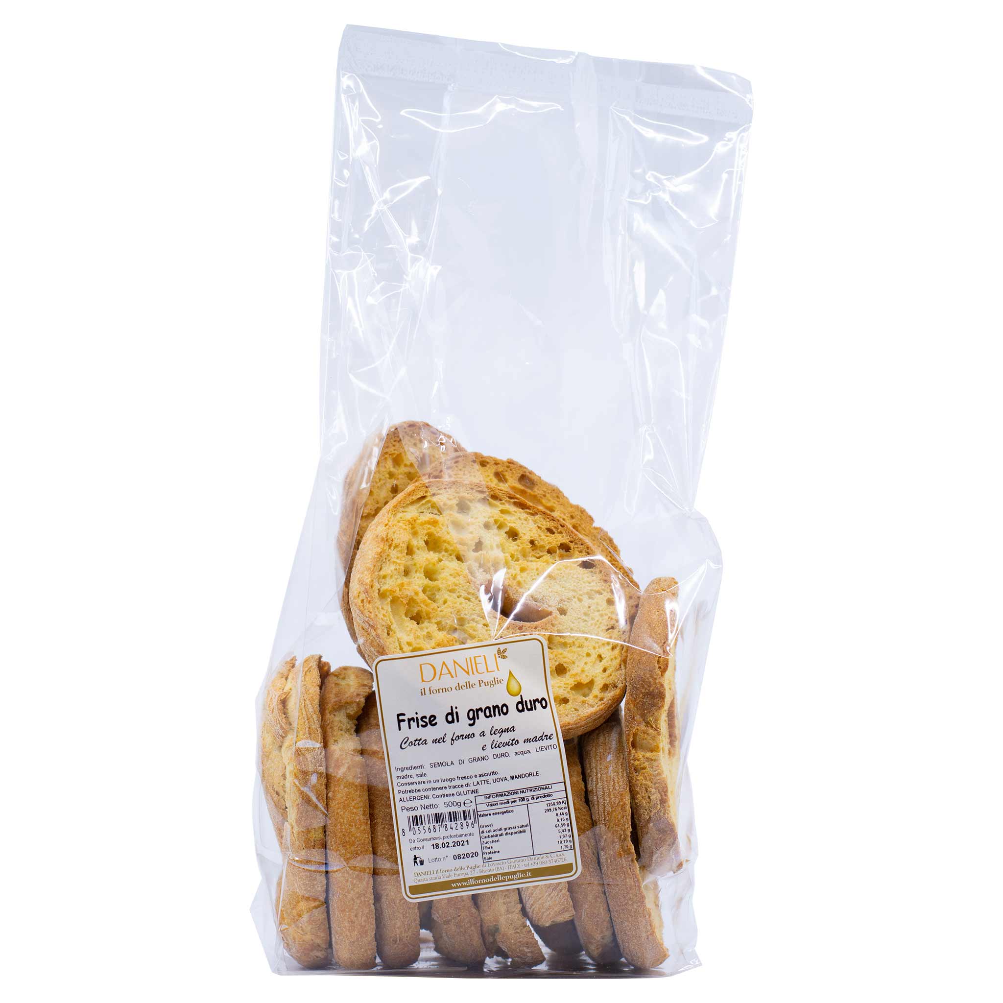 Danieli Frise di Grano 500g - Italienisches Salzgebäck aus Apulien.