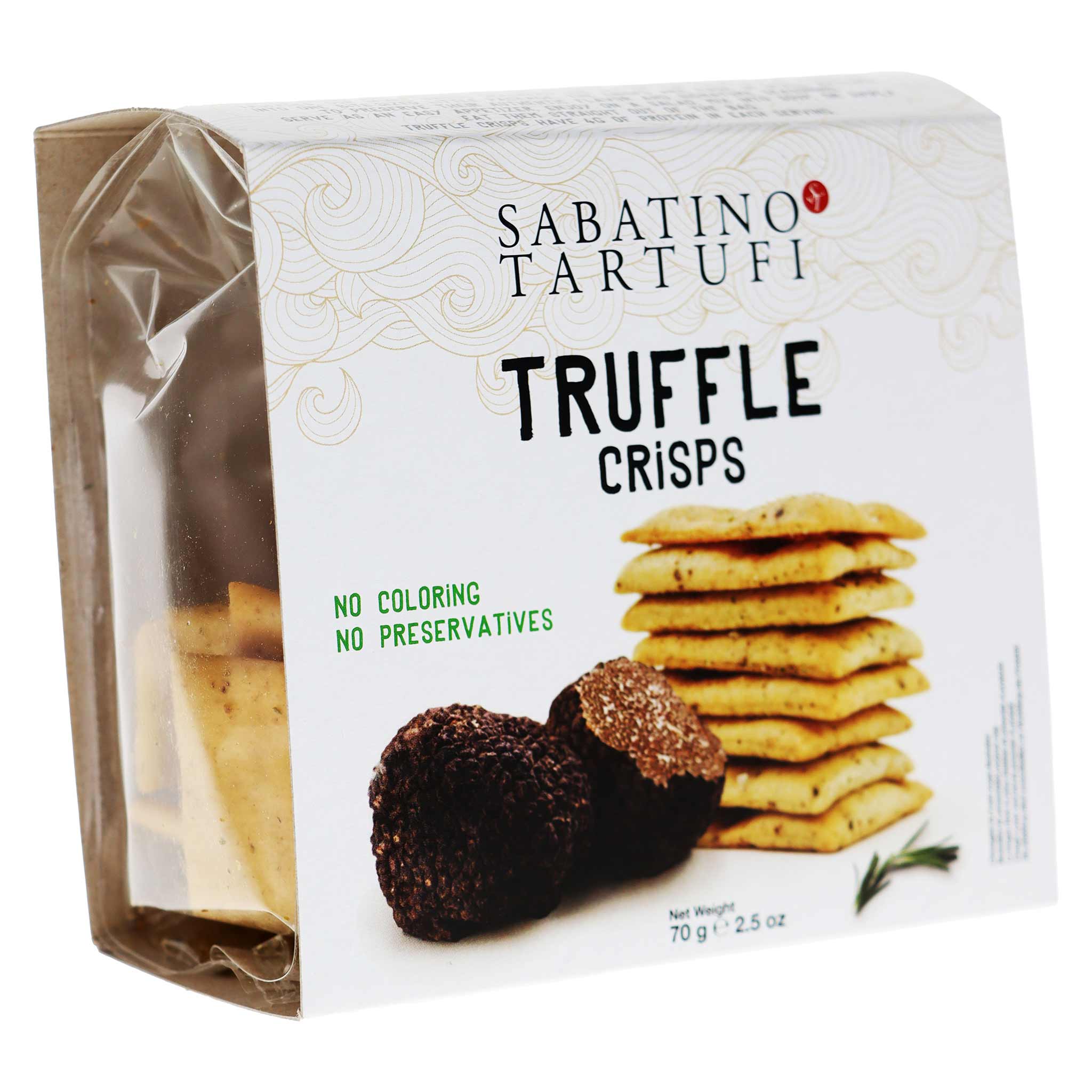 Sabatino Tartufi Cracker al Tartufo 70g Packung aus Umbrien, Italien