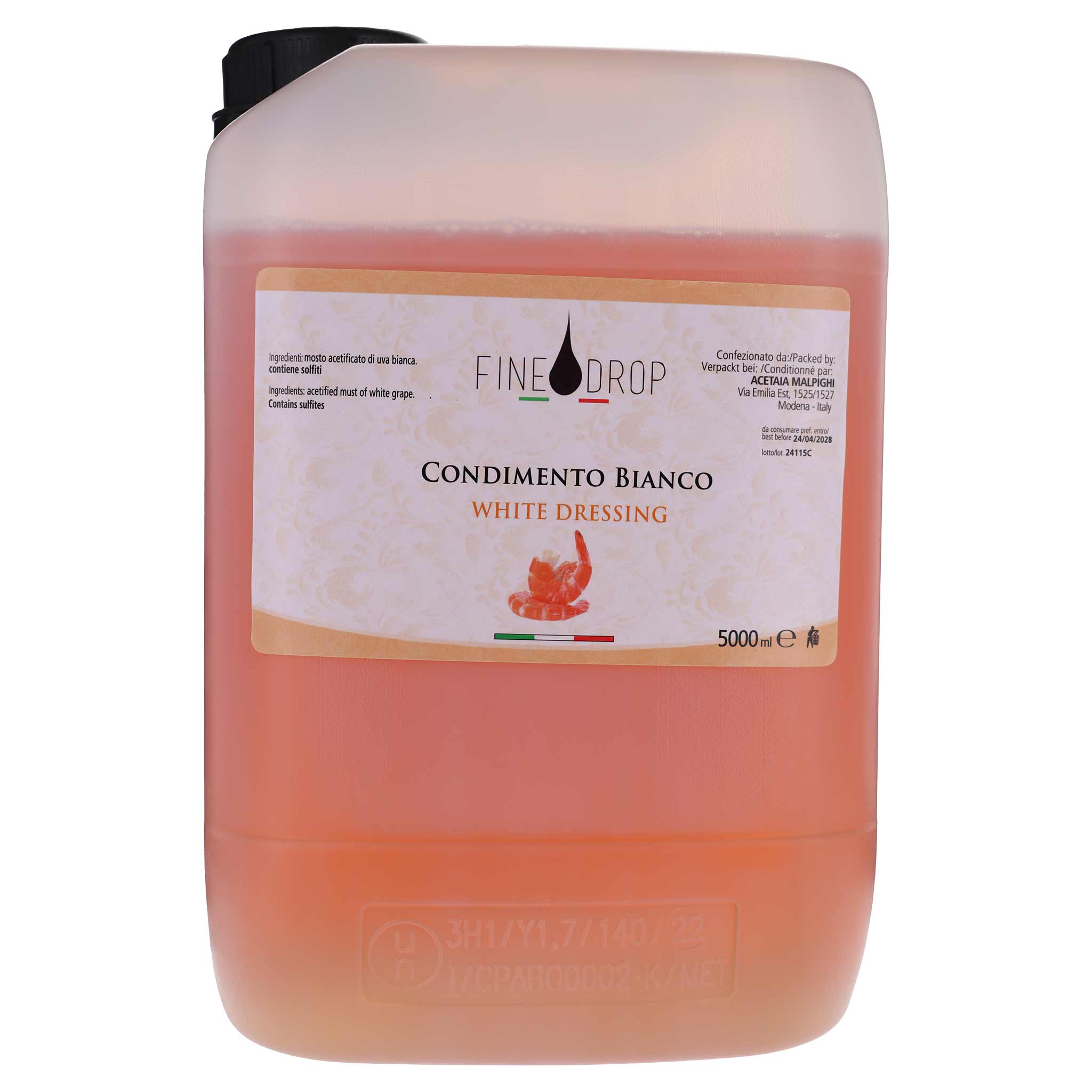 Antico Borgo Condimento bianco 5000 ml Flasche aus Emilia Romagna, Italien