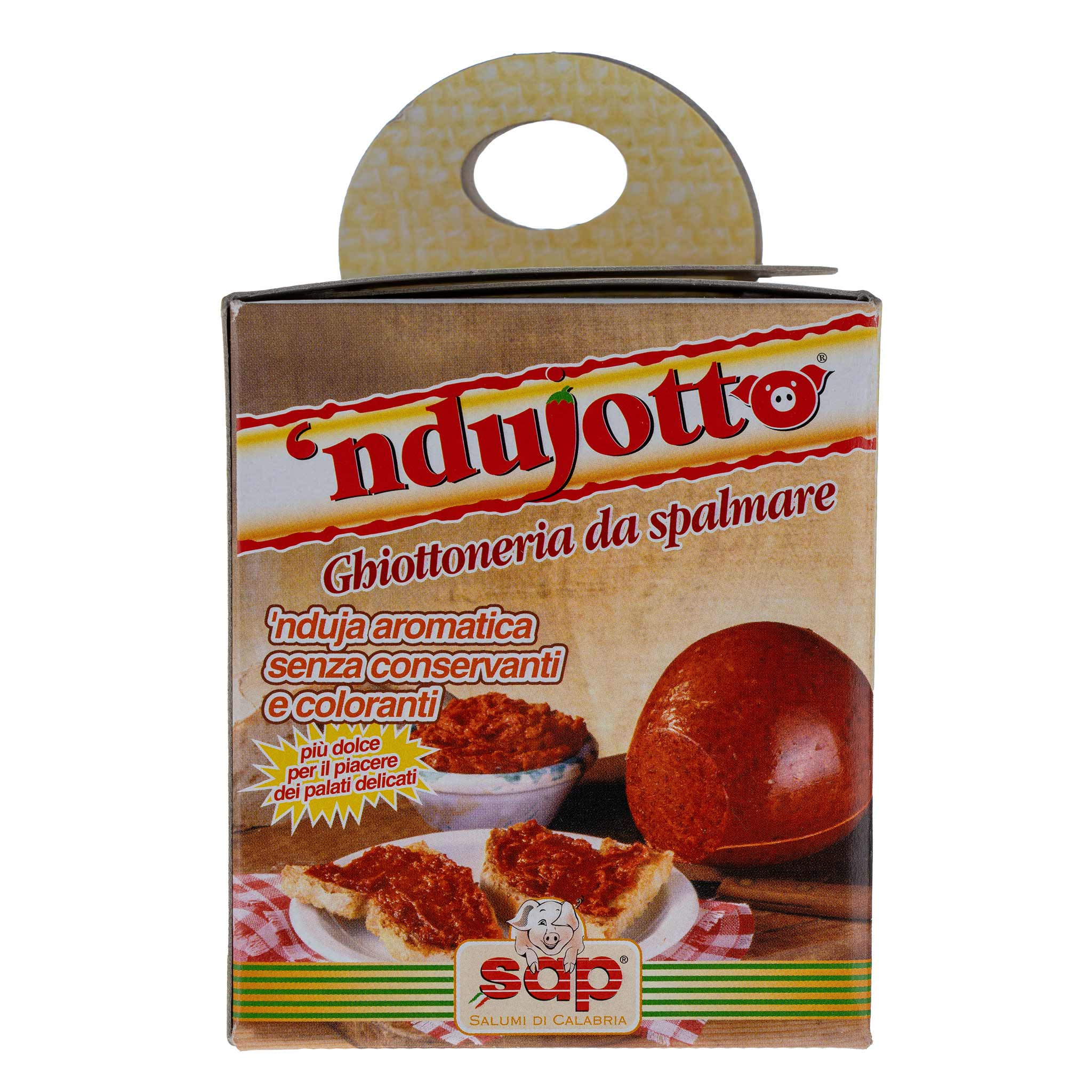 Salumi di Calabria Ndujotto 250g aus Kalabrien, Italien.