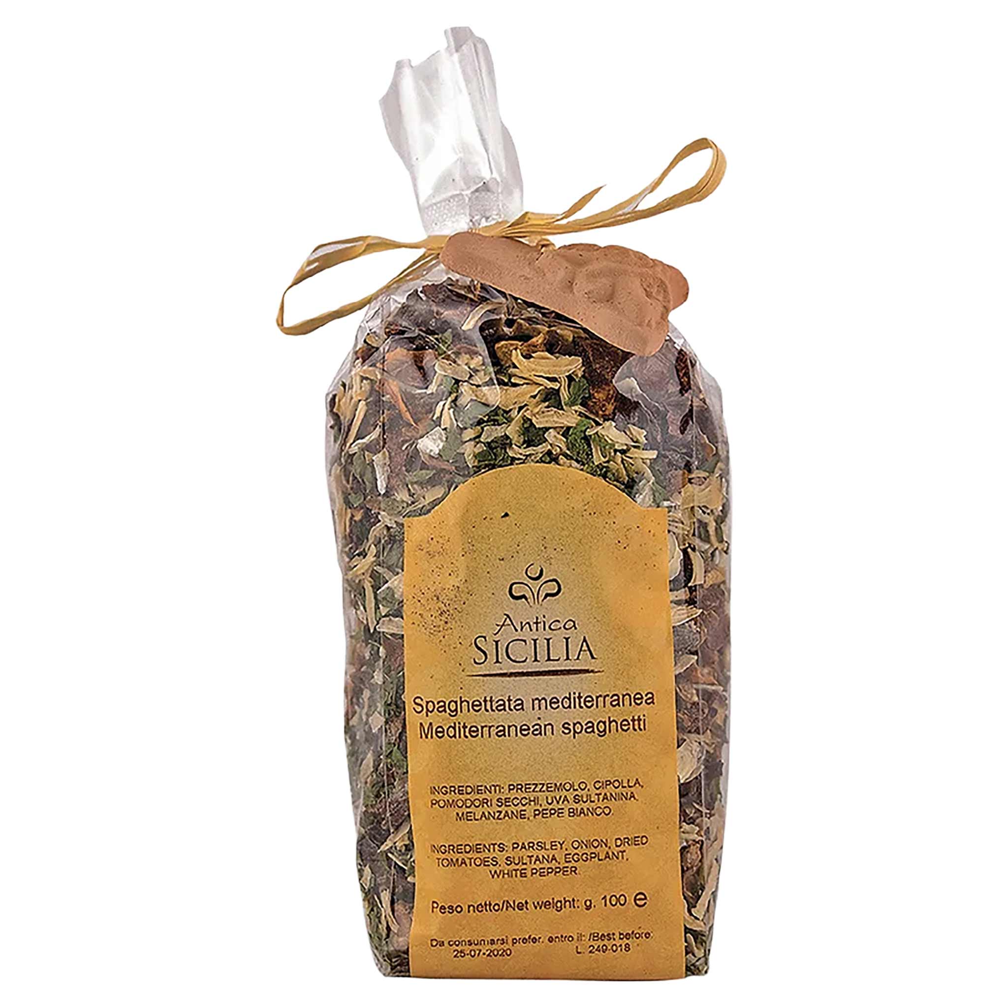 Antica Sicilia Spaghettata mediterranea, 100 g Packung aus Sizilien, Italien