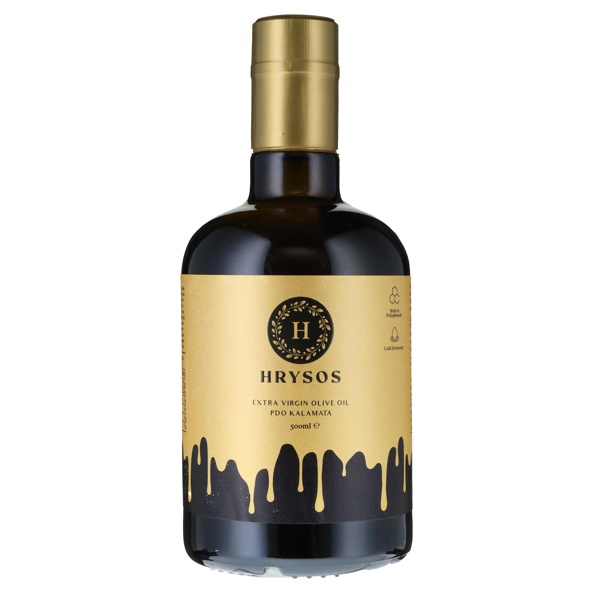 Olivian Groves Hrysos PDO Kalamata Extra Virgin Olive Oil 500 ml Flasche