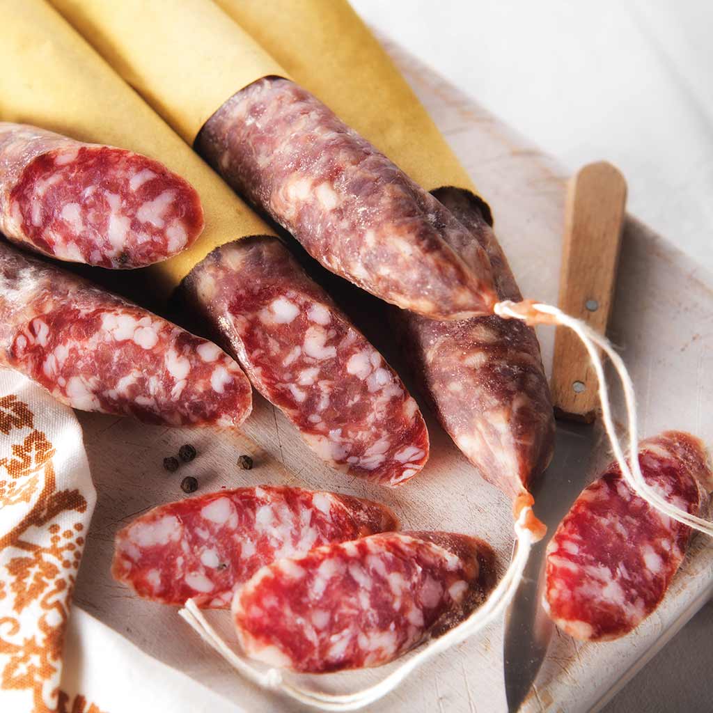 Salumificio Pezzi Salame Strolghino di carne Culatello ca. 250g aus Italien