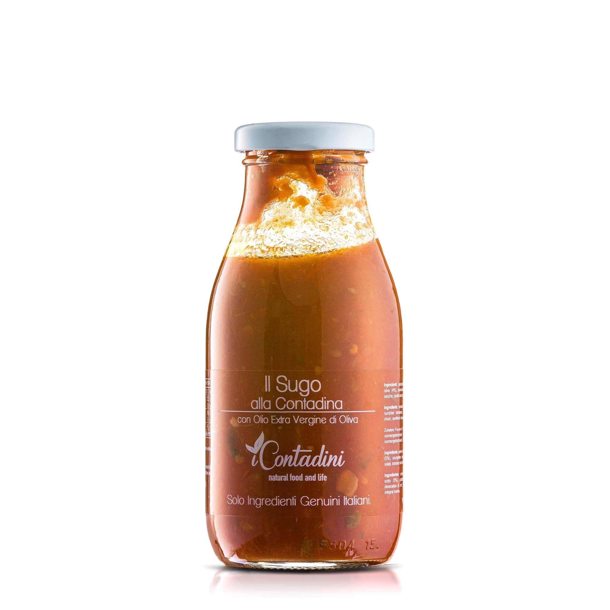 I Contadini, 'Il Sugo' alla Contadina 250 g aus Apulien, Italien.