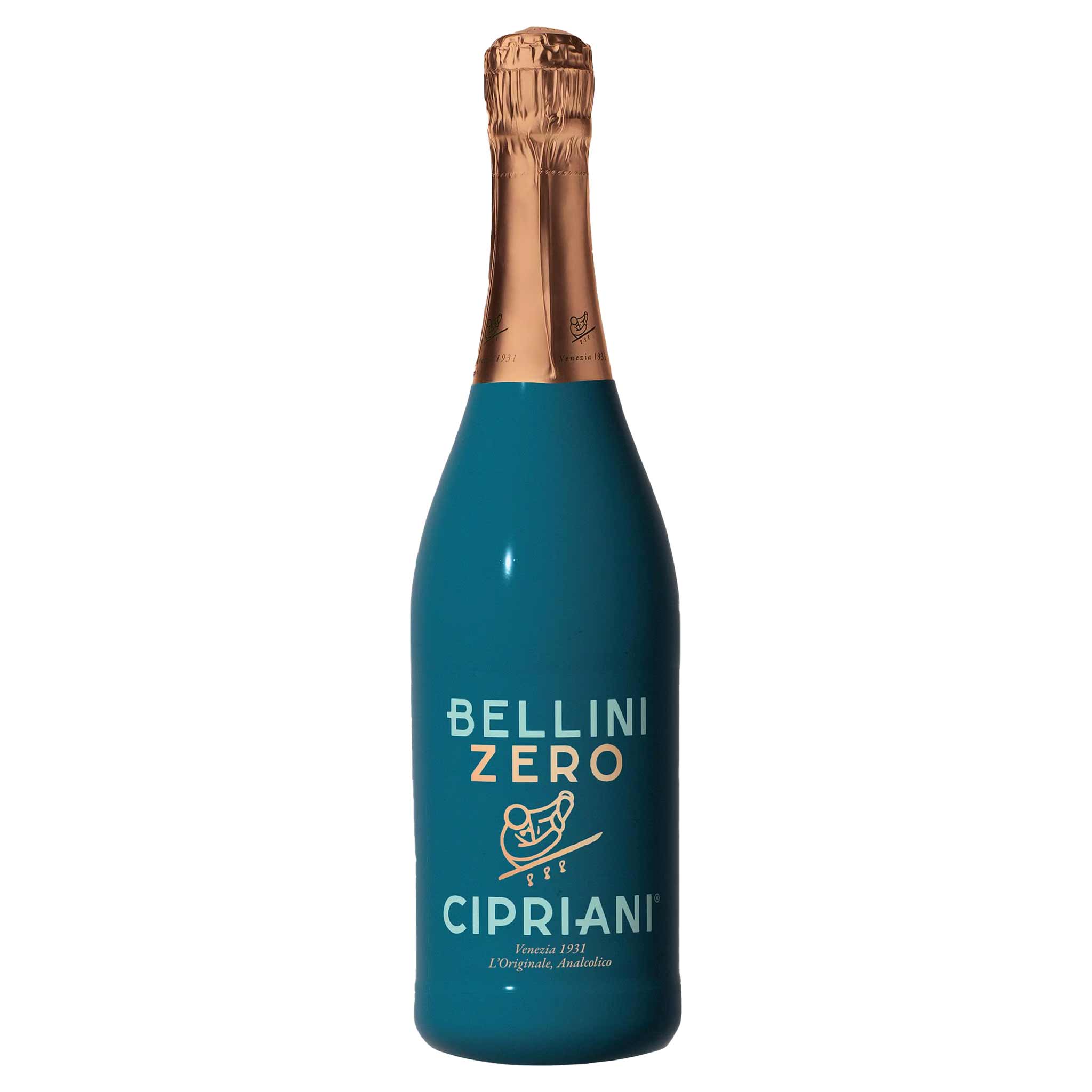 Cipriani Bellini Zero alkoholfreies Getränk in eleganter Flasche