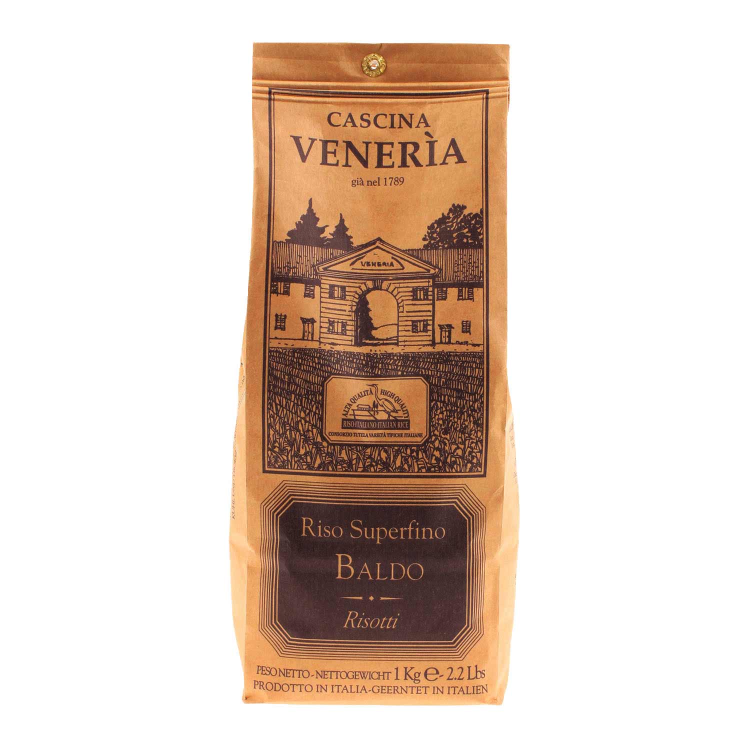Agricola Veneria Riso Baldo 1000g aus Piemont, Italien