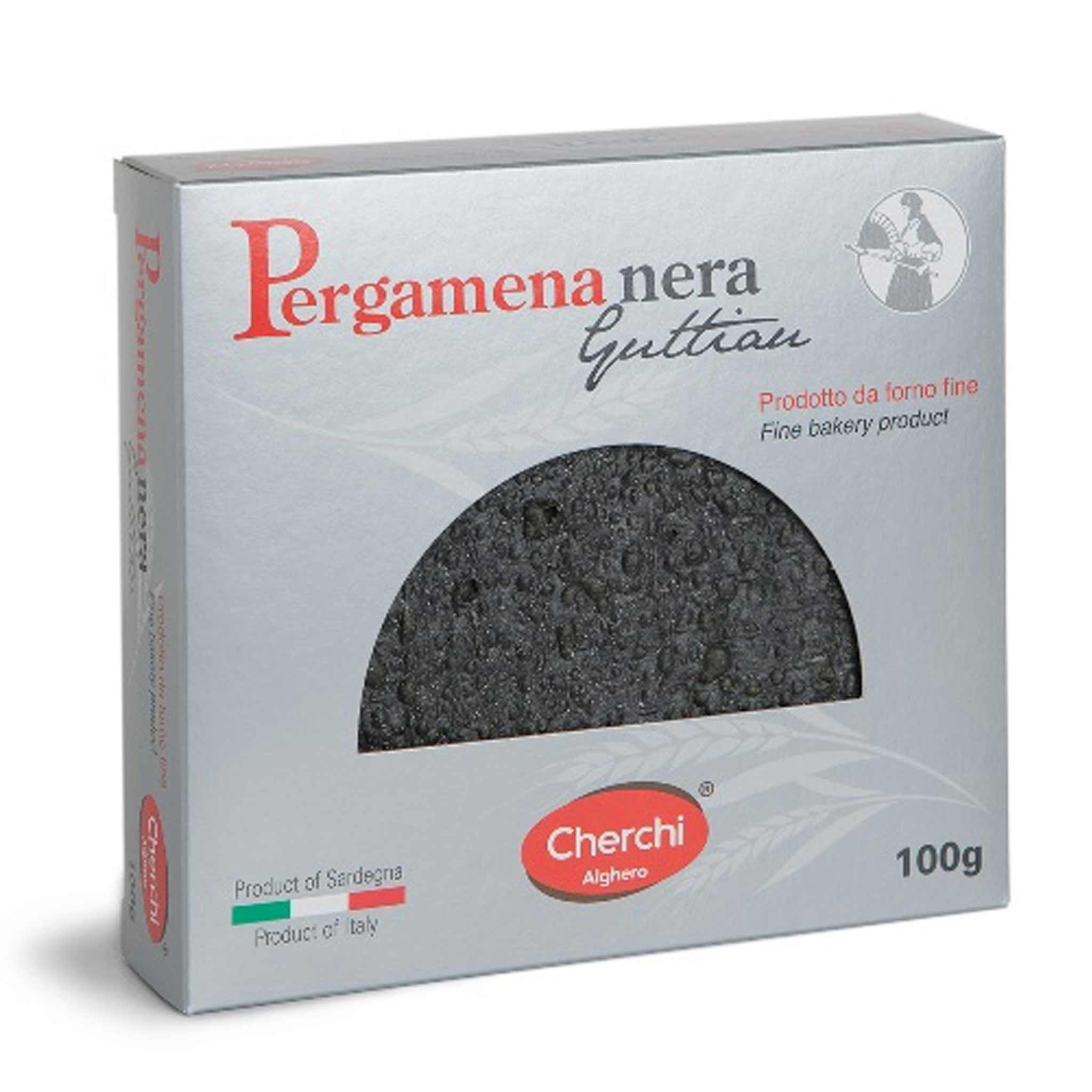 Cherchi Pergamena di Pane Guttiau Nero 100g Olivenöl aus Sardinien