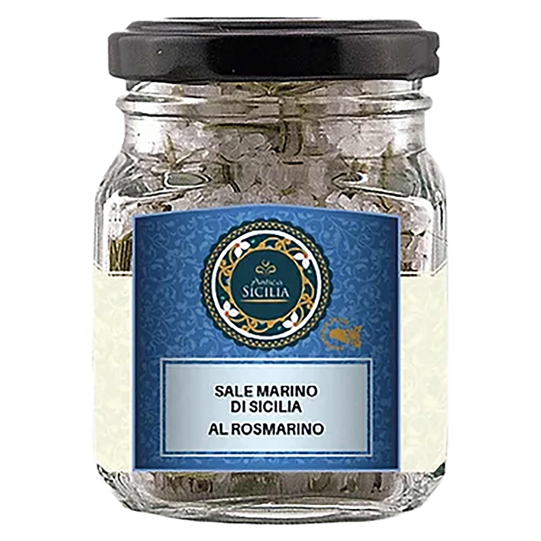 Antica Sicilia Rosmarinsalz aus Sizilien, 100g Packung
