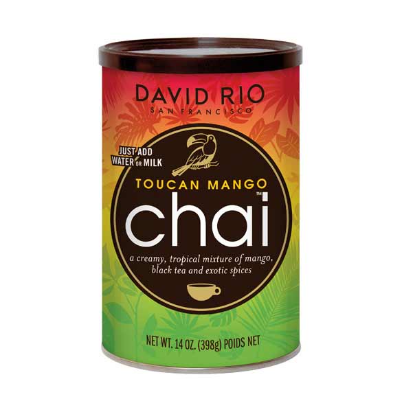 David Rio Toucan Mango Chai, 12 Portionen, 398 g, aus Kalifornien