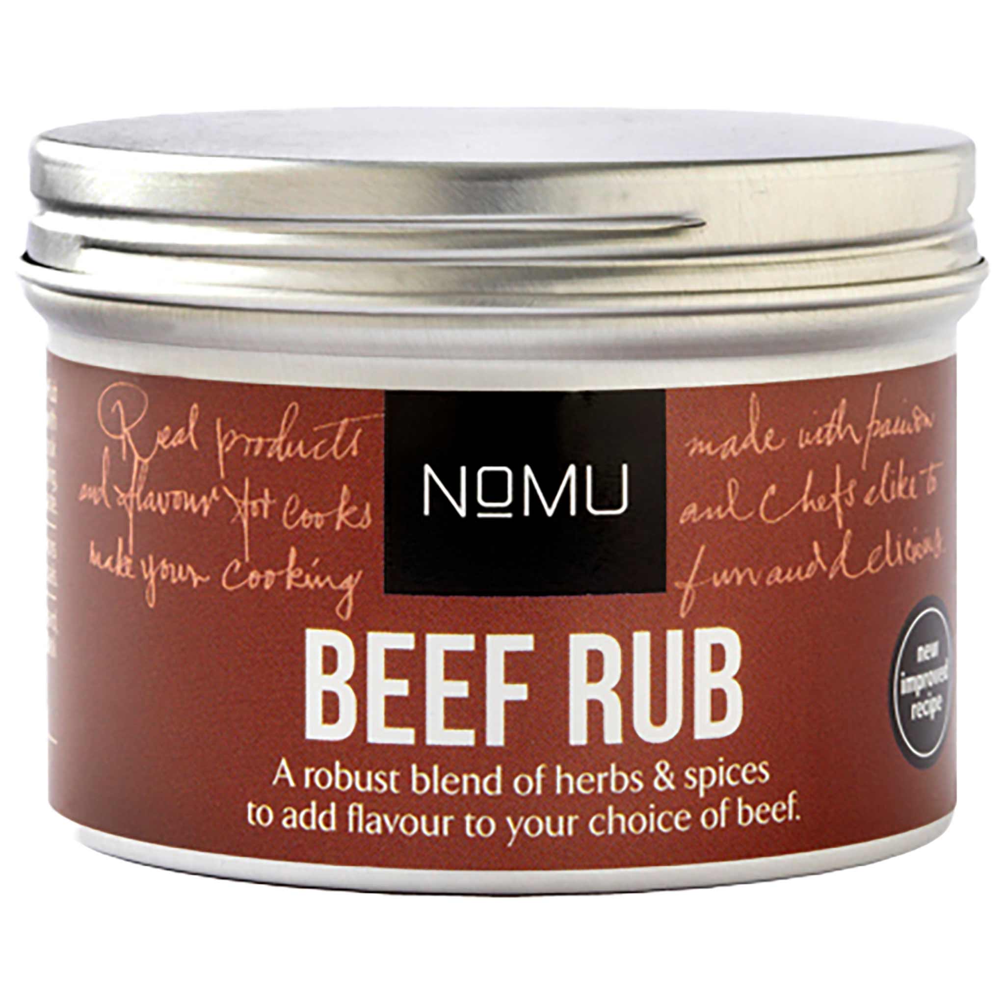 Nomu Gewuerz RUB Beef 50g Gewuerz fuer Fleisch