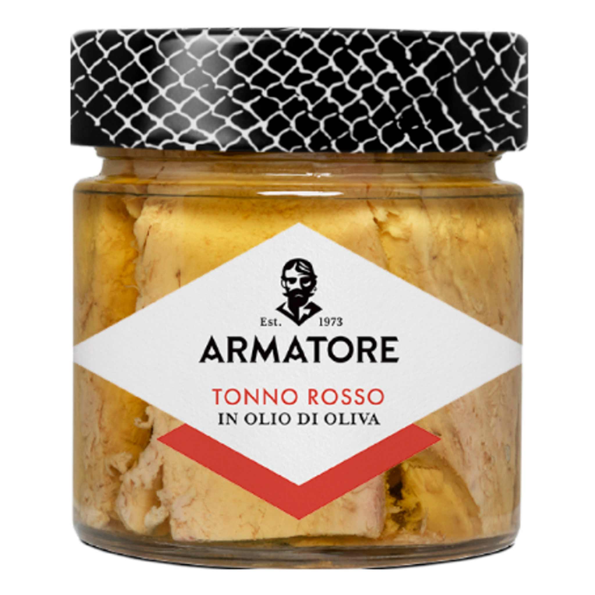 Armatore Filetti di Tonno Rosso in Olio EVO, 230g Glas aus Italien