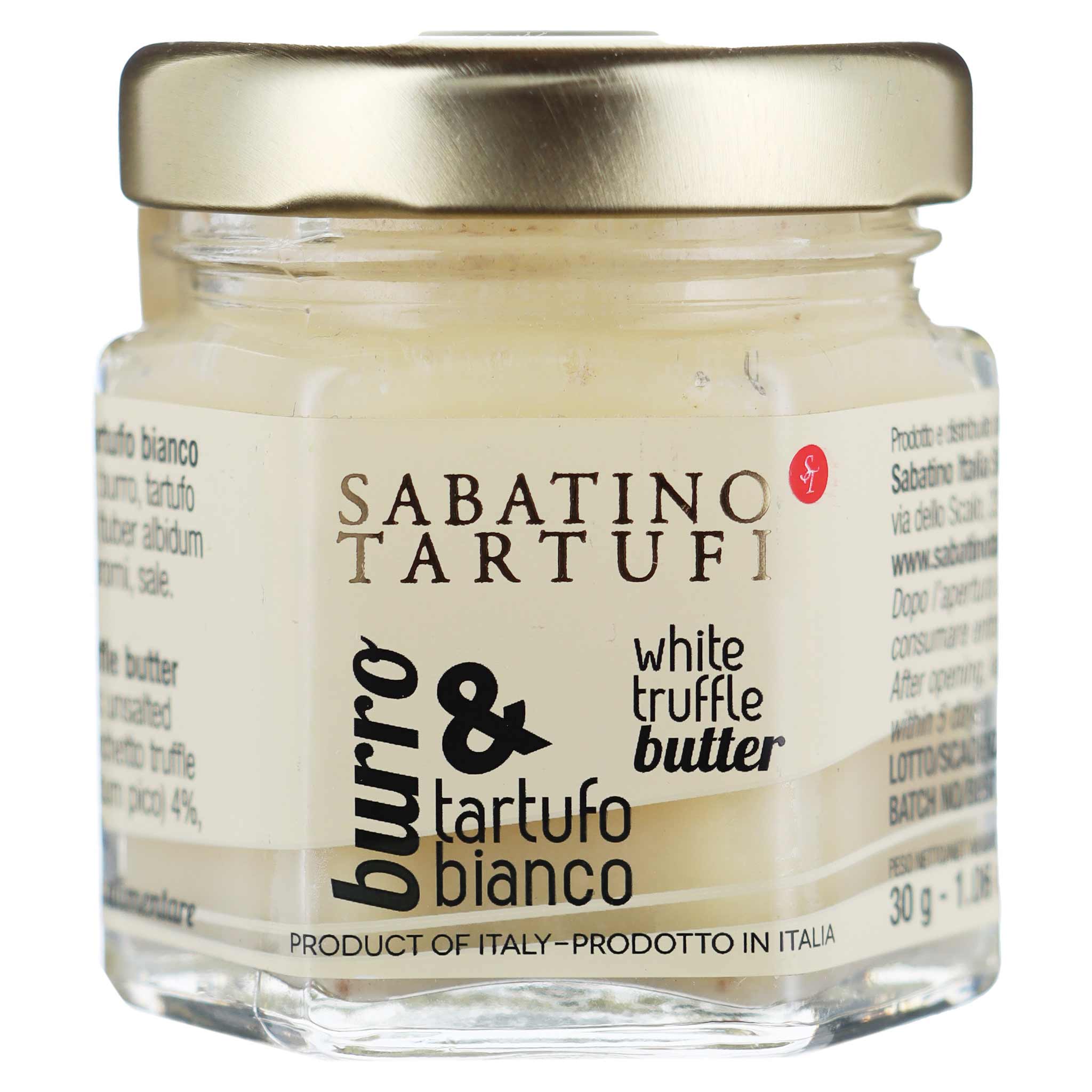 Sabatino Tartufi Burro al Tartufo Bianco 30g, Trüffelbutter aus Umbrien, Italien.