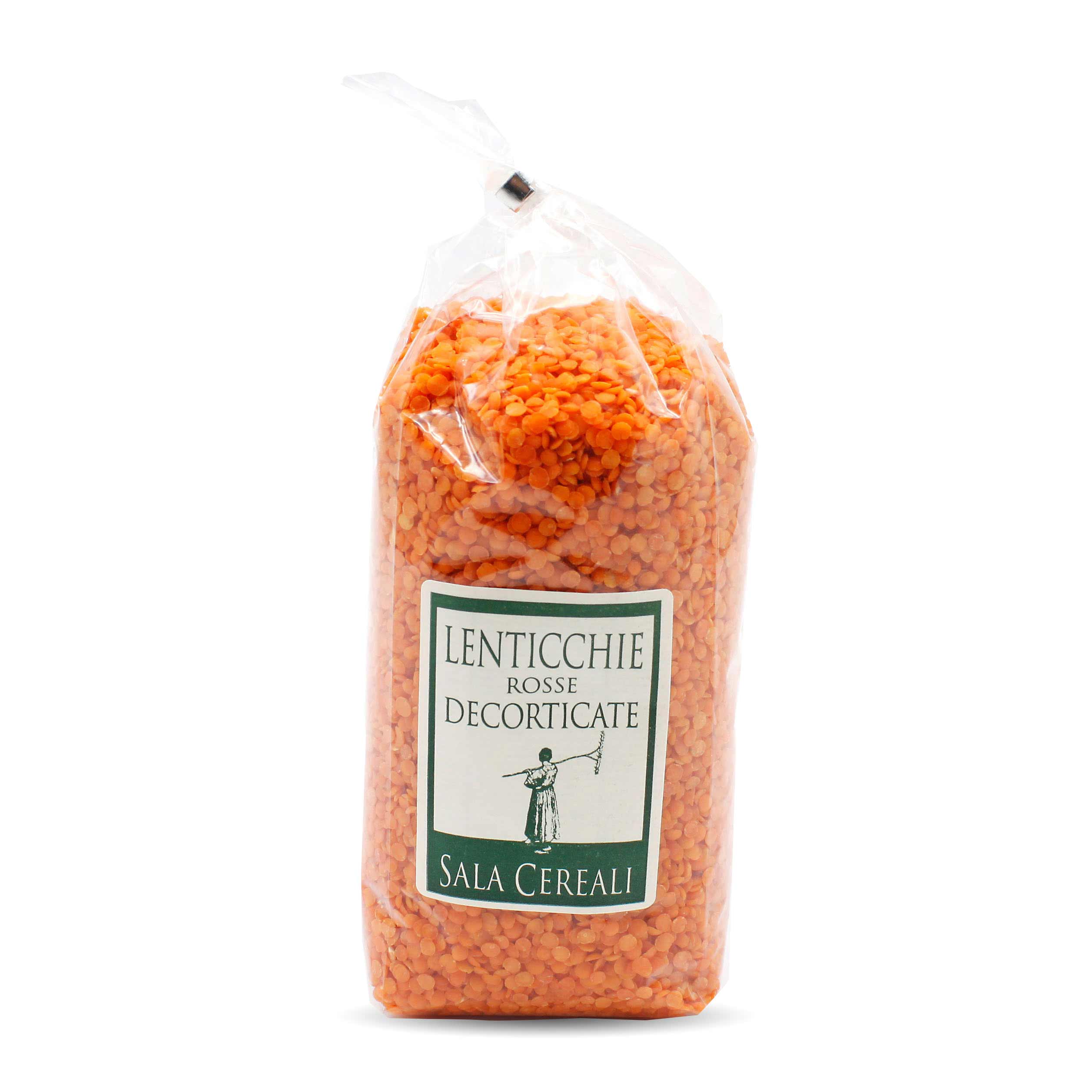 Sala Cereali Lenticchie rosse decorticate 500g Packung aus der Lombardei, Italien