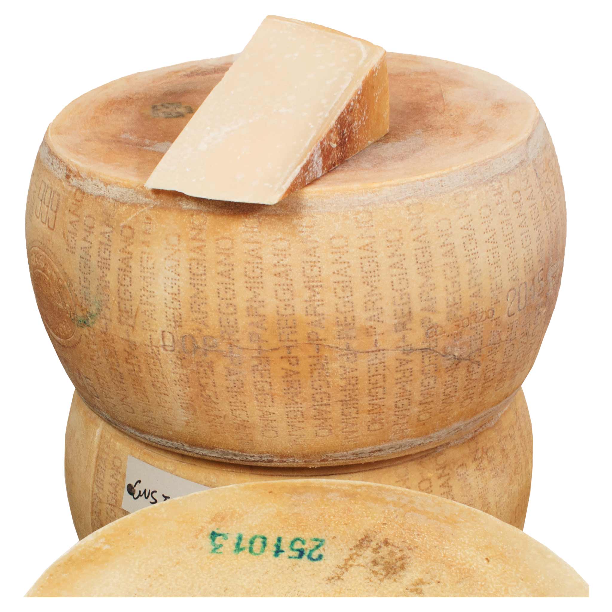 Cantarelli Parmigiano Reggiano DOP 16/18 Monate, ca. 35kg, italienischer Käse aus Emilia Romagna.