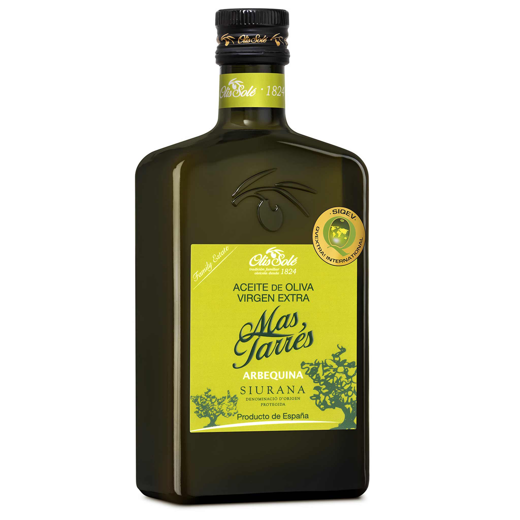 Olivenölflasche Olis Solé, Mas Tarrés DOP Siurana, 500 ml