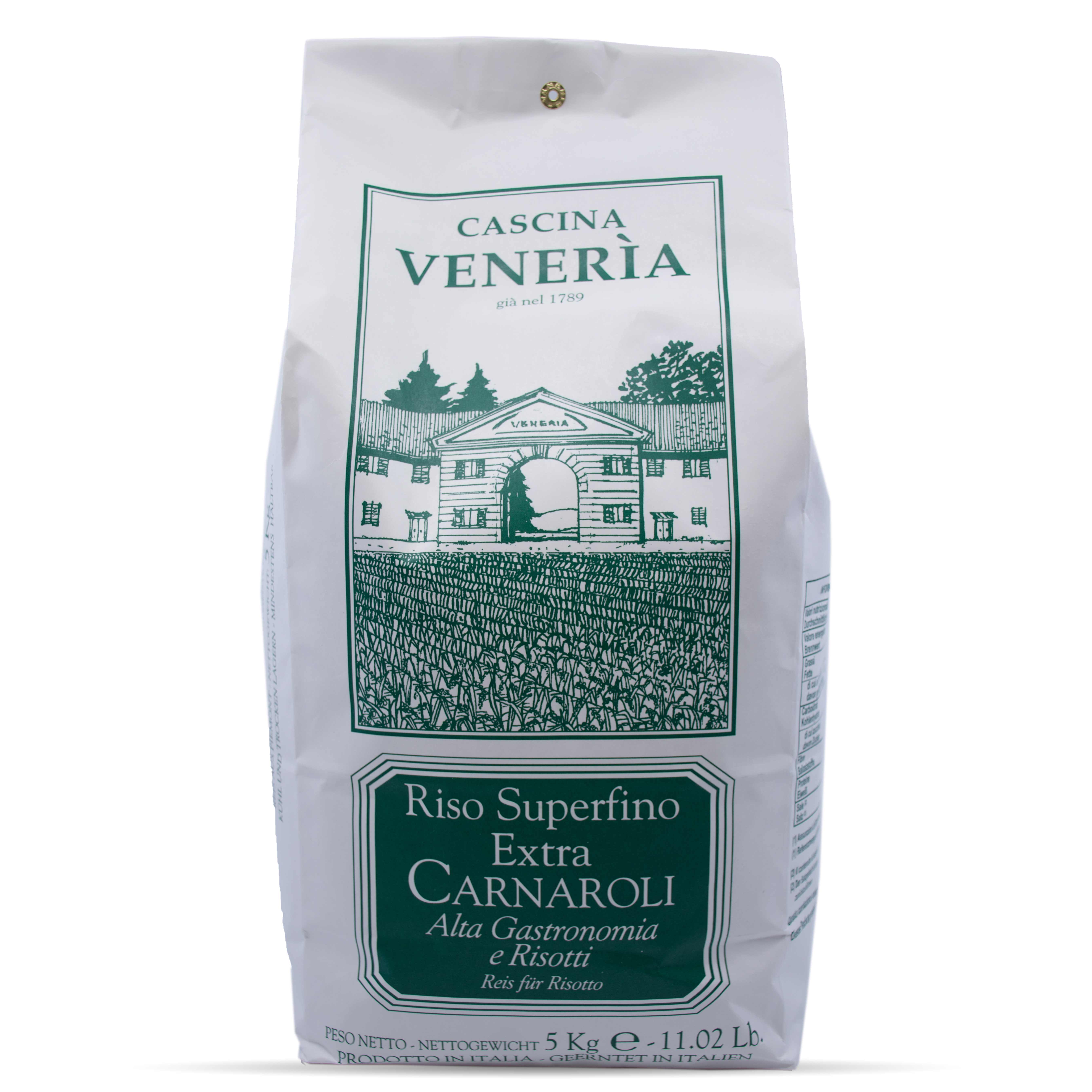 Agricola Veneria Riso Carnaroli Superfino 5000g Piemont Italien