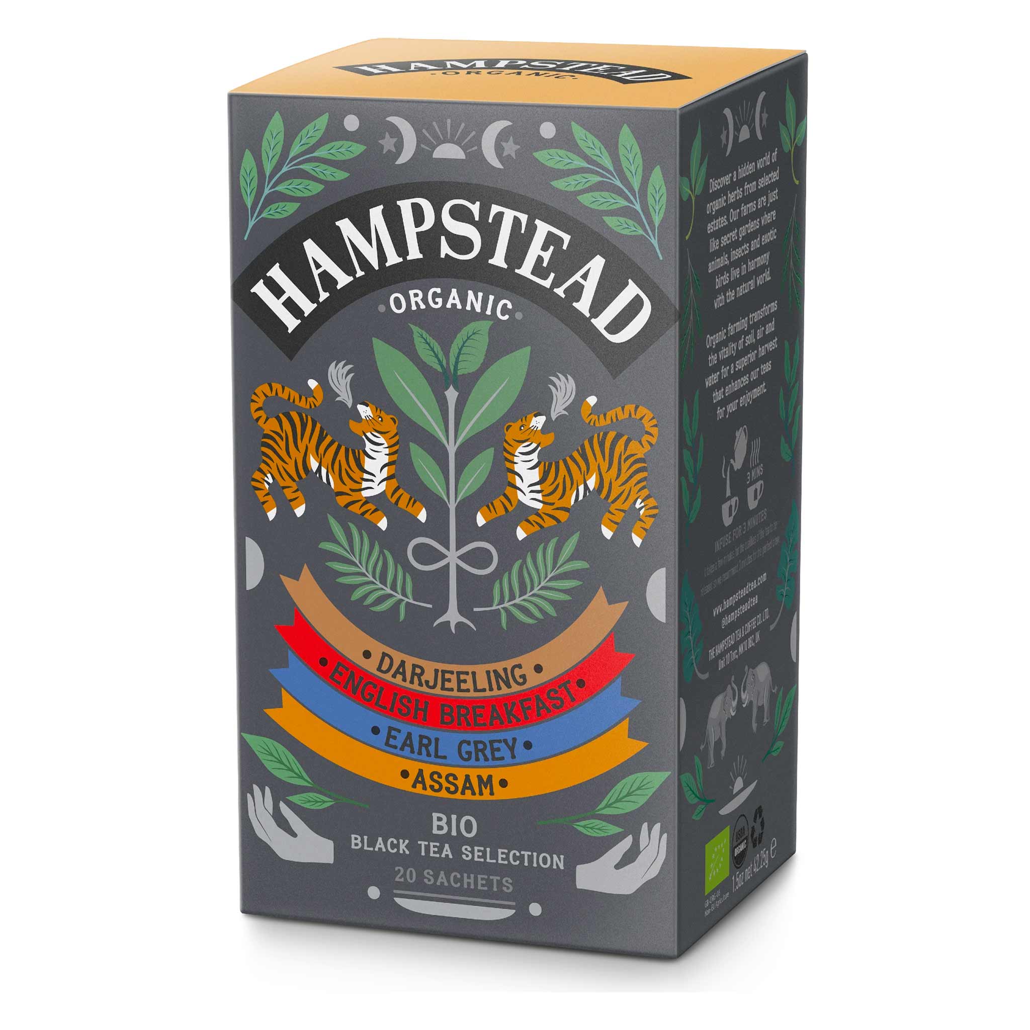 Hampstead Tea Black Tea Selection Pack 40g aus England