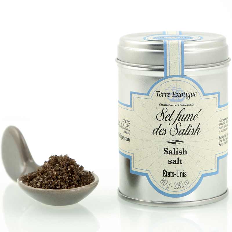 Terre Exotique Sel Fumé des Salish, 120 g Dose aus den USA