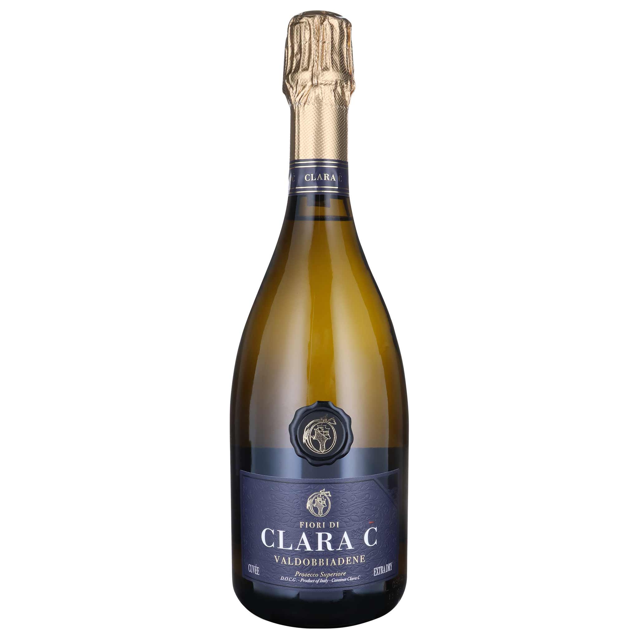 Cantinae Clara C, Fiori di Prosecco Extra Dry Cuvée DOCG, 75 cl, aus Venetien, Italien - Produktfoto 2