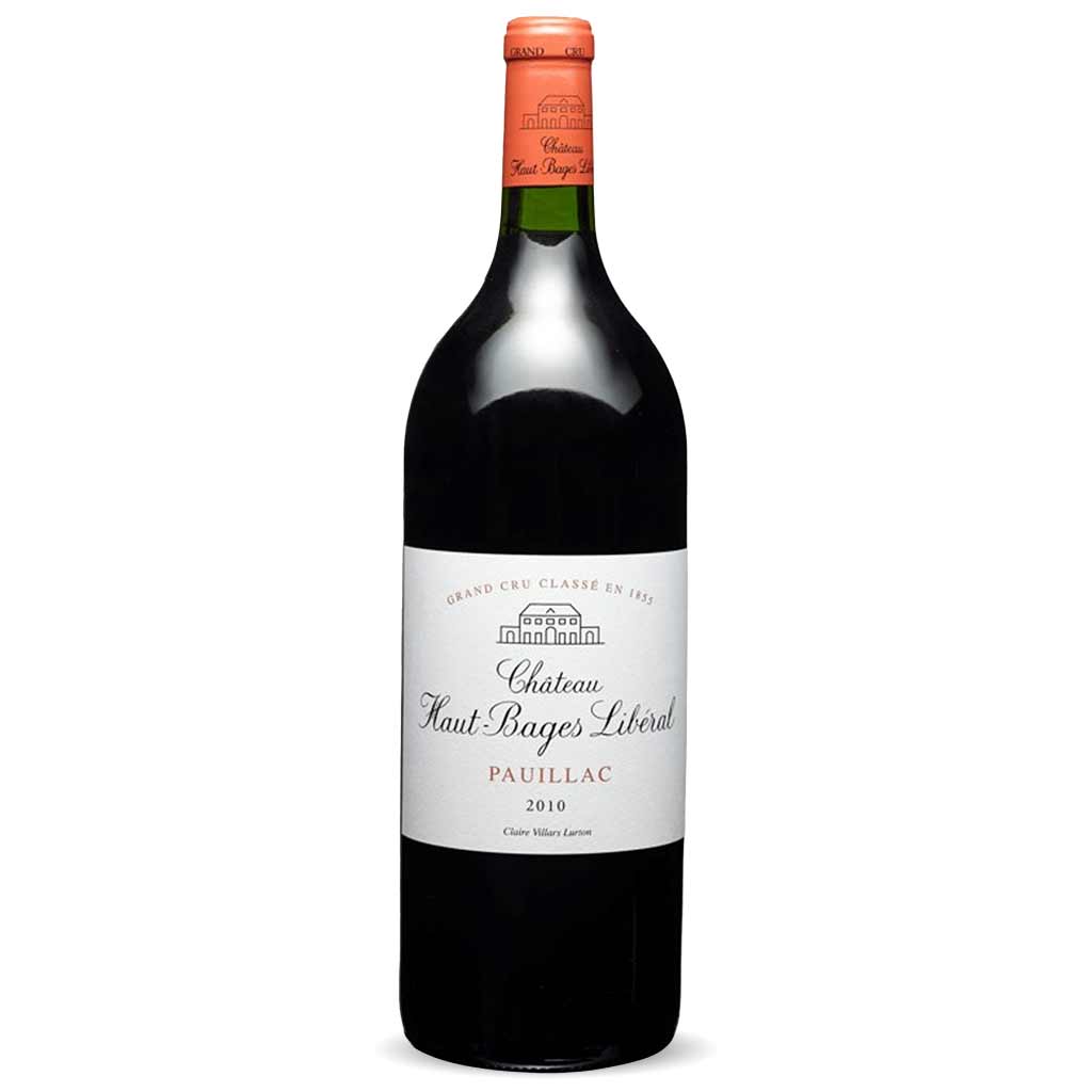 Flasche Château Haut Bages Libéral 5ème Grand Cru Classé Pauillac 2010 Rotwein aus Bordeaux, 75 cl