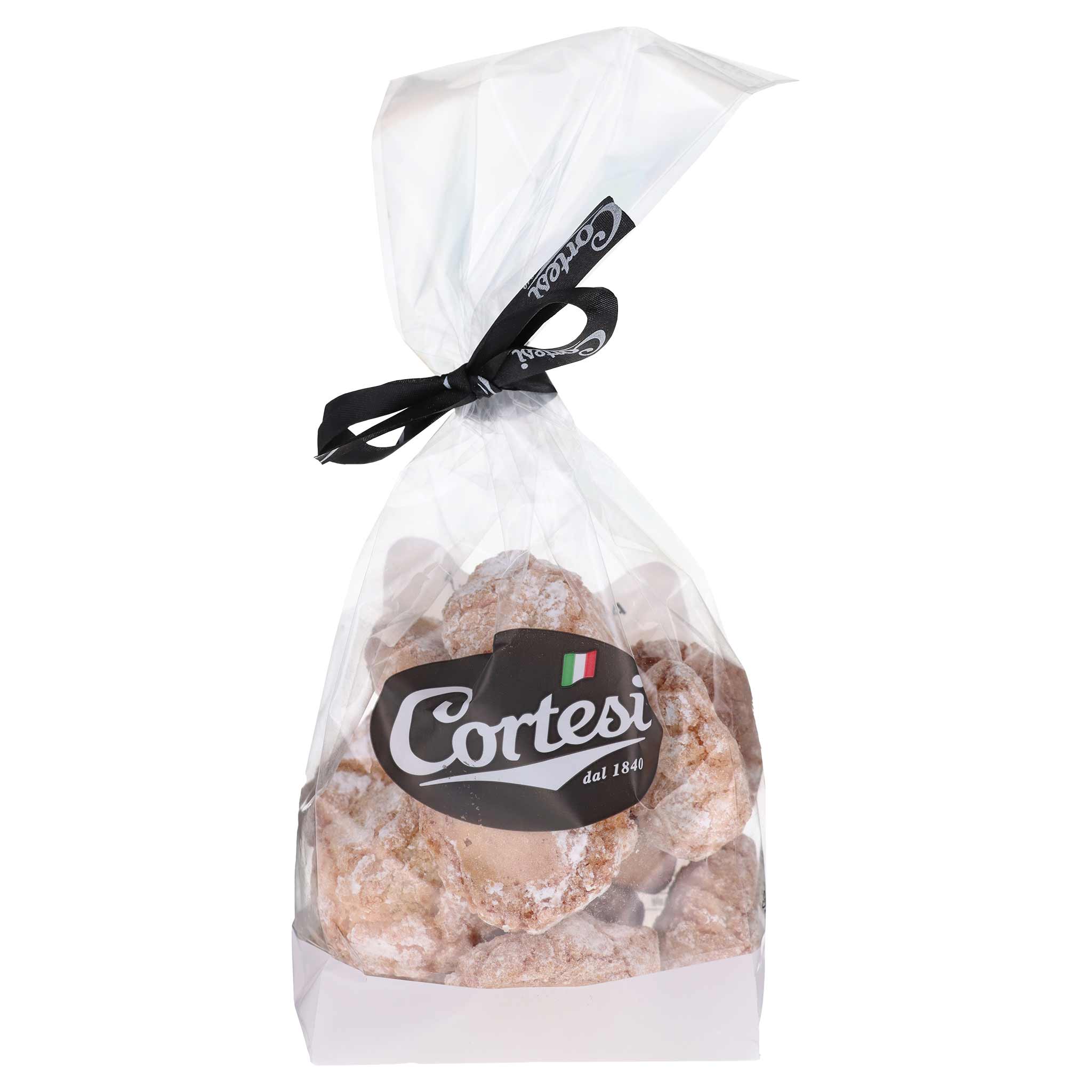 Cortesi Amaretti Mandorla classici aus dem Piemont, 200g Packung.