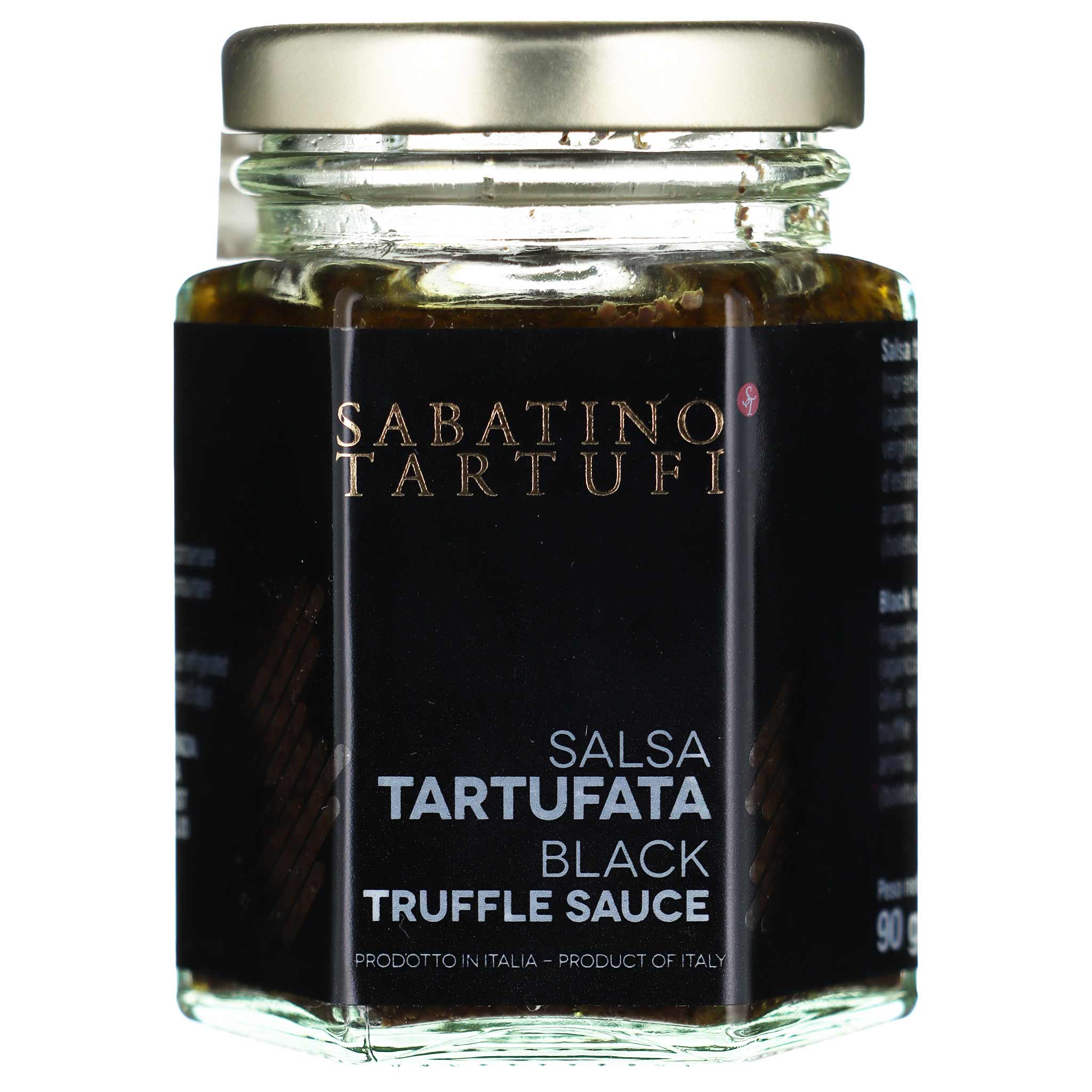 Sabatino Tartufi Salsa al Tartufo Nero 90g Glas, italienisches Trüffelprodukt aus Umbrien.