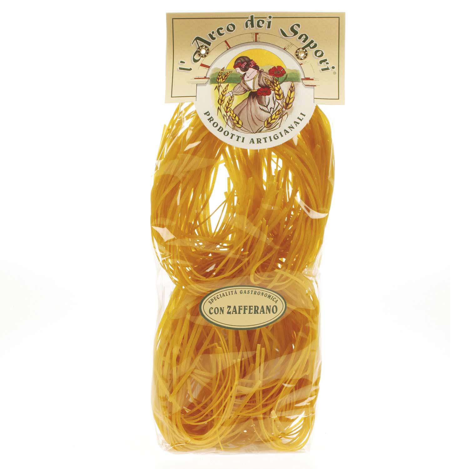 Pastificio Curti Tagliolini allo Zafferano 250g Packung aus Italien