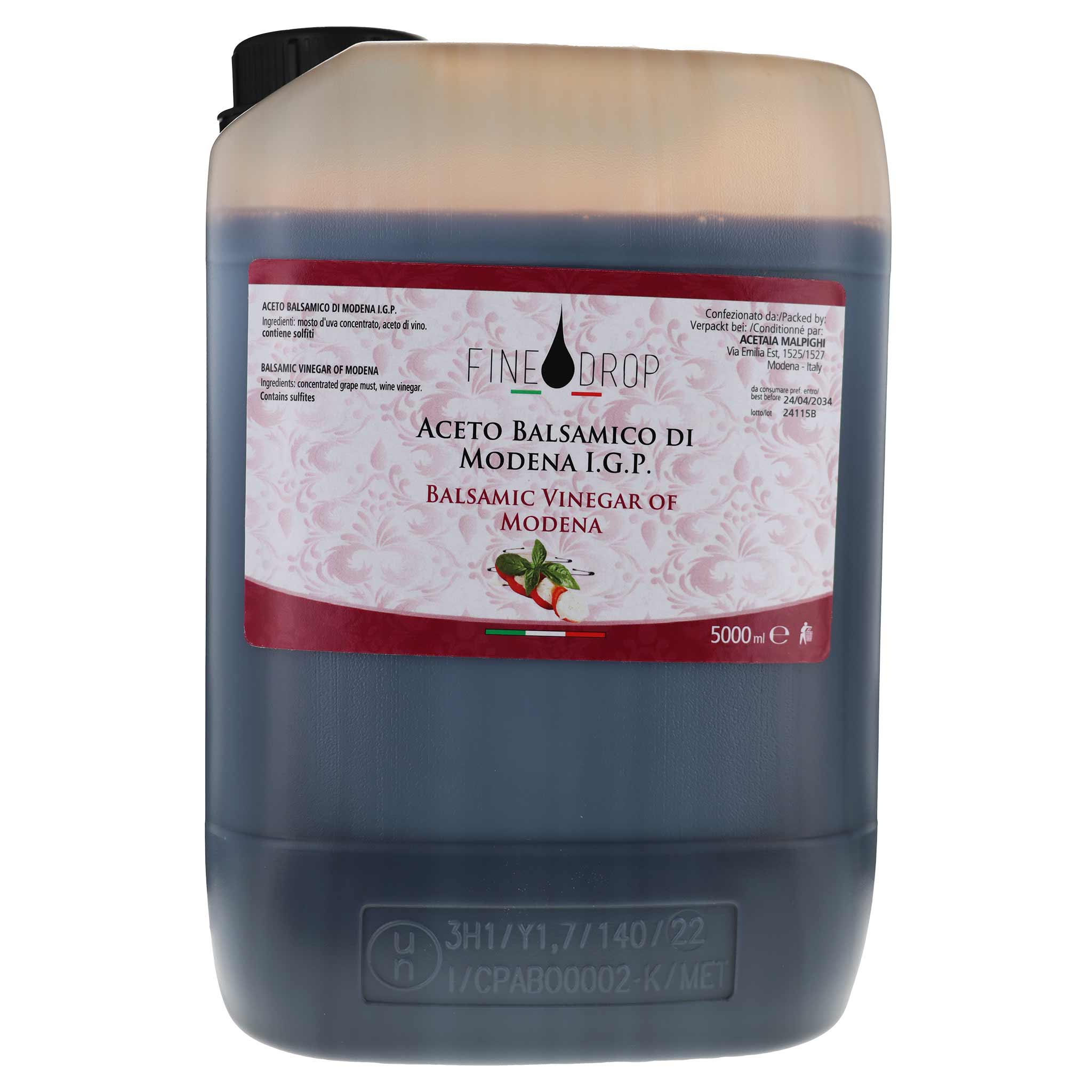 Antico Borgo Condimento (Aceto) Rosso di Modena 5000 ml, 3 Jahre gereift aus Italien