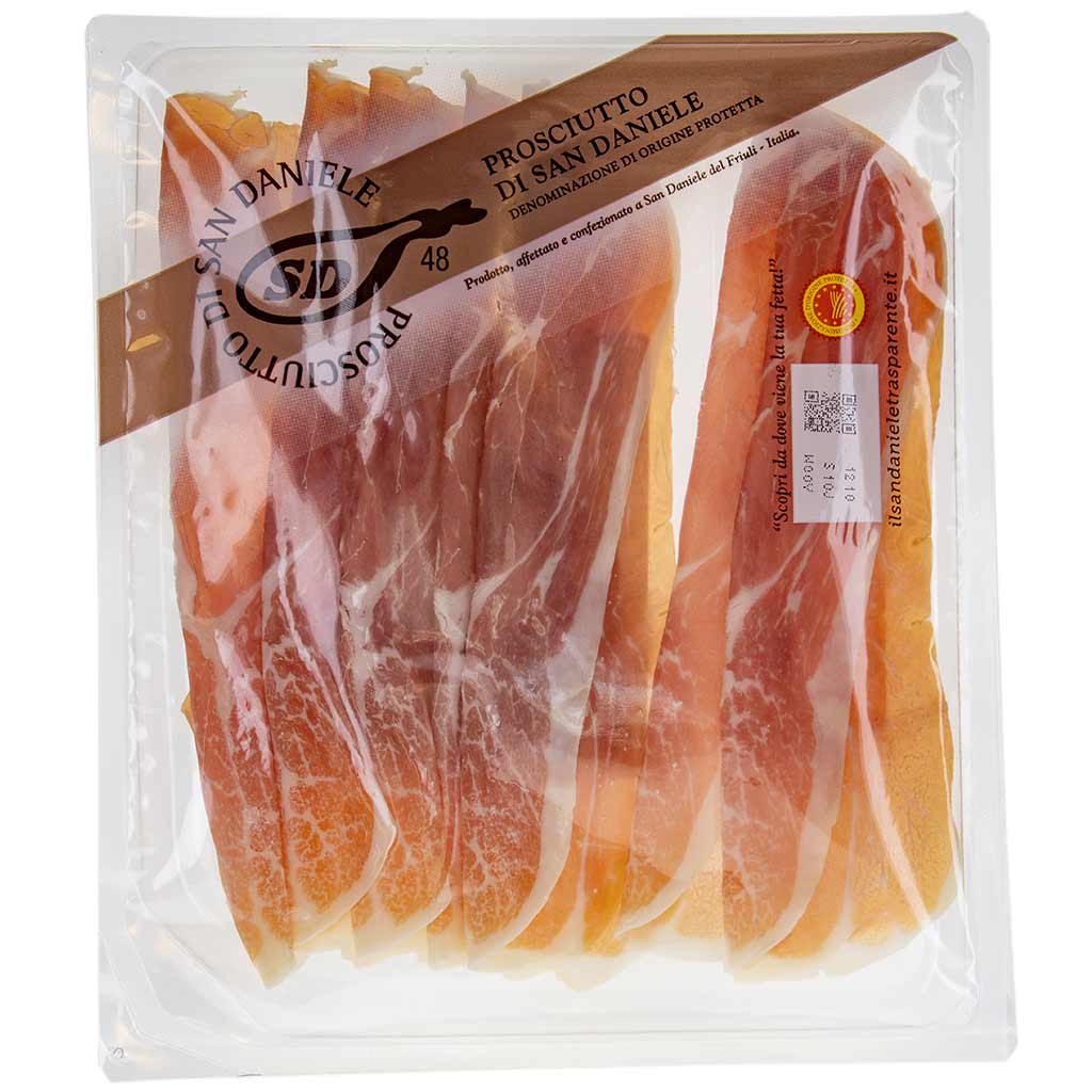 Picaron Prosciutto crudo San Daniele DOP in einer 90g Verpackung