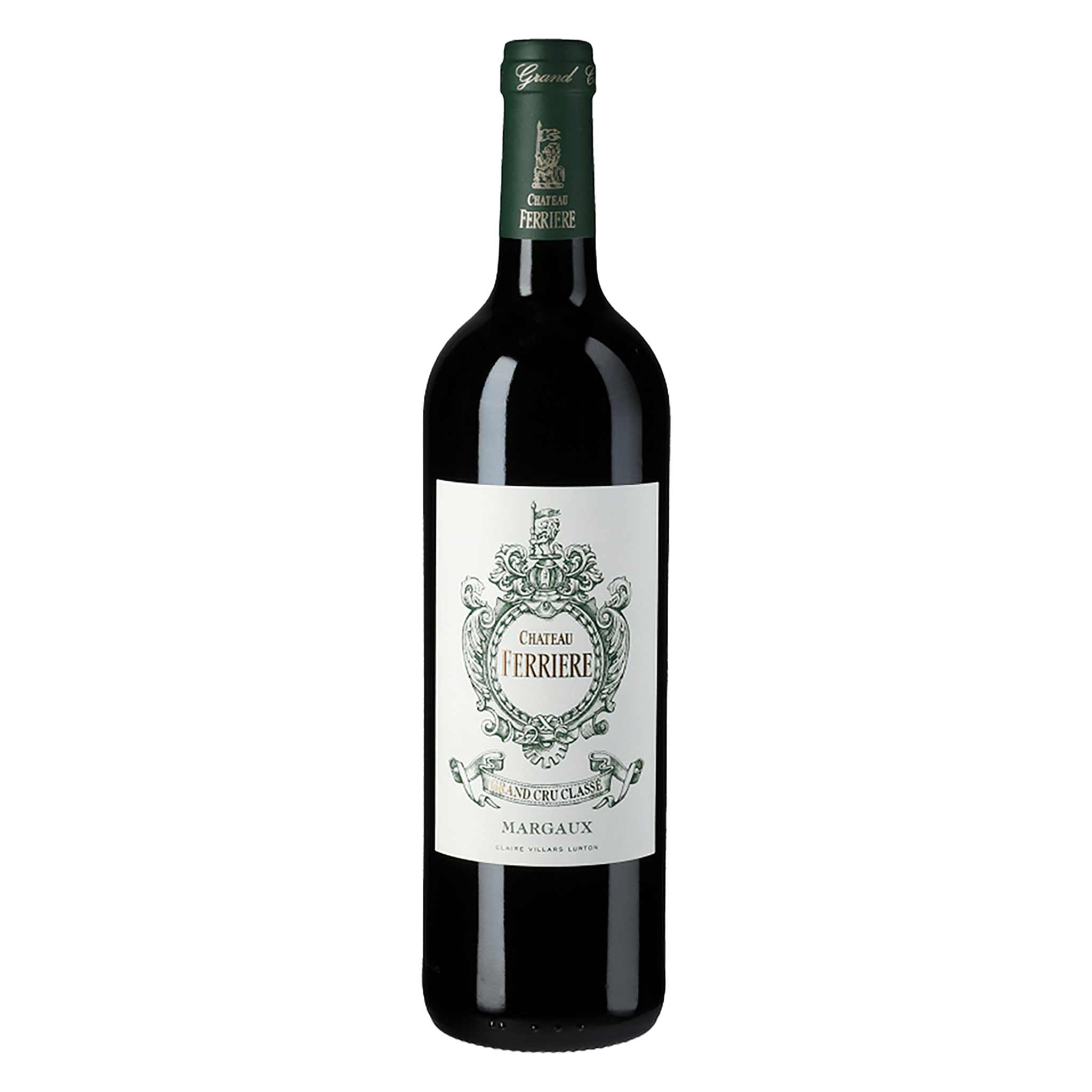 Flasche Château Ferrière 2015, 3ème Grand Cru Classé Margaux Rotwein aus Frankreich