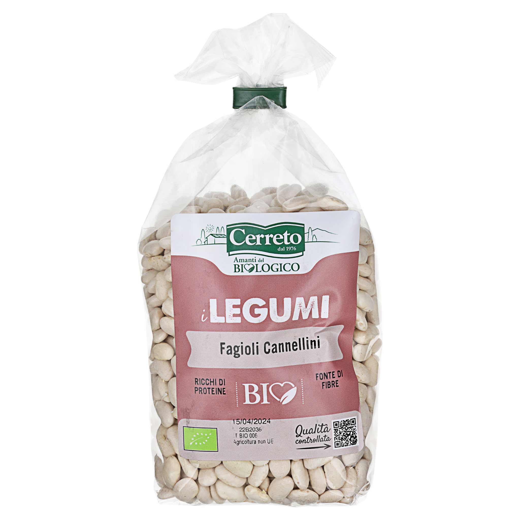 Cerreto Fagioli Cannellini BIO, 350g Packung aus Italien