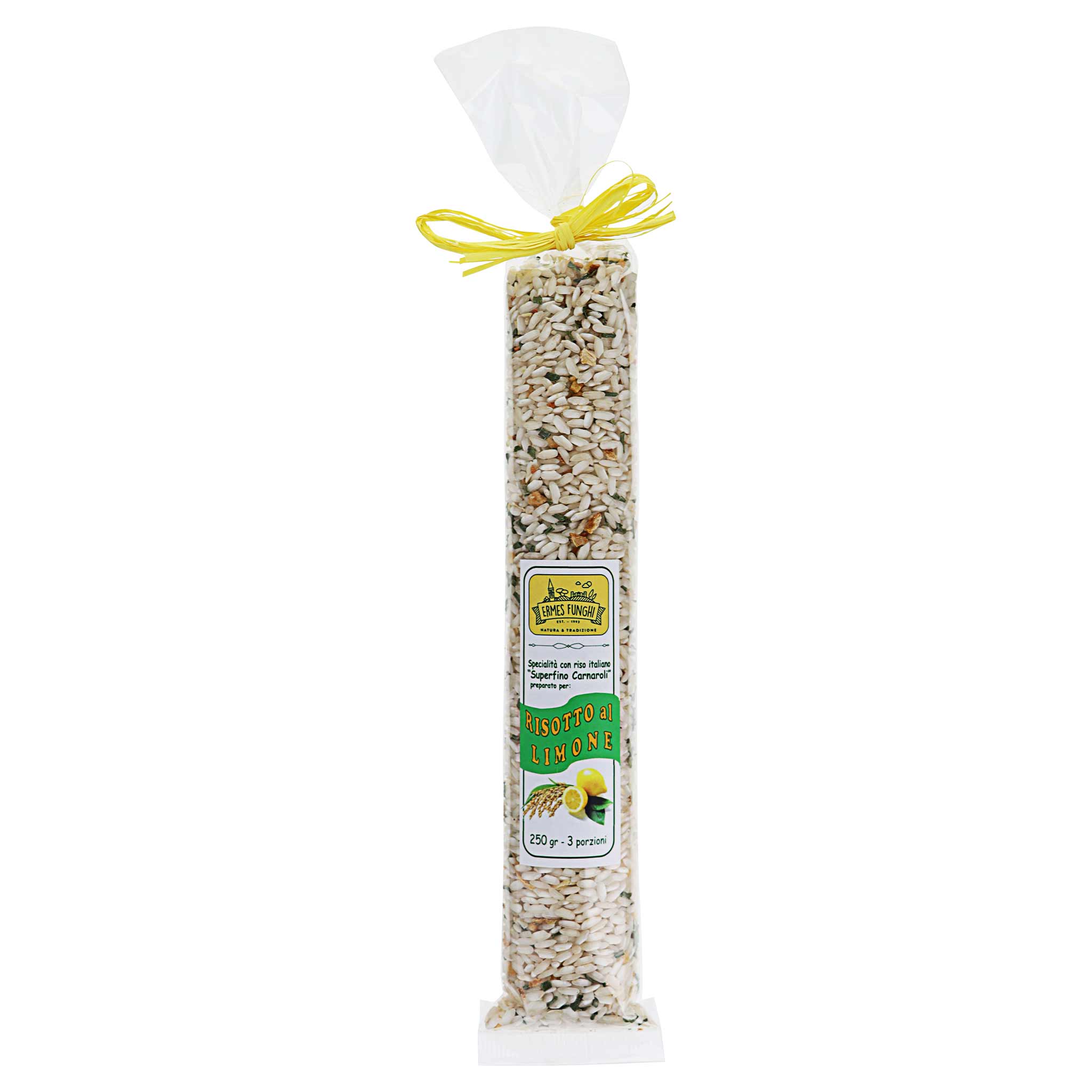 Ermes Funghi, Risotto Limone aus Venetien, 250 g Packung.