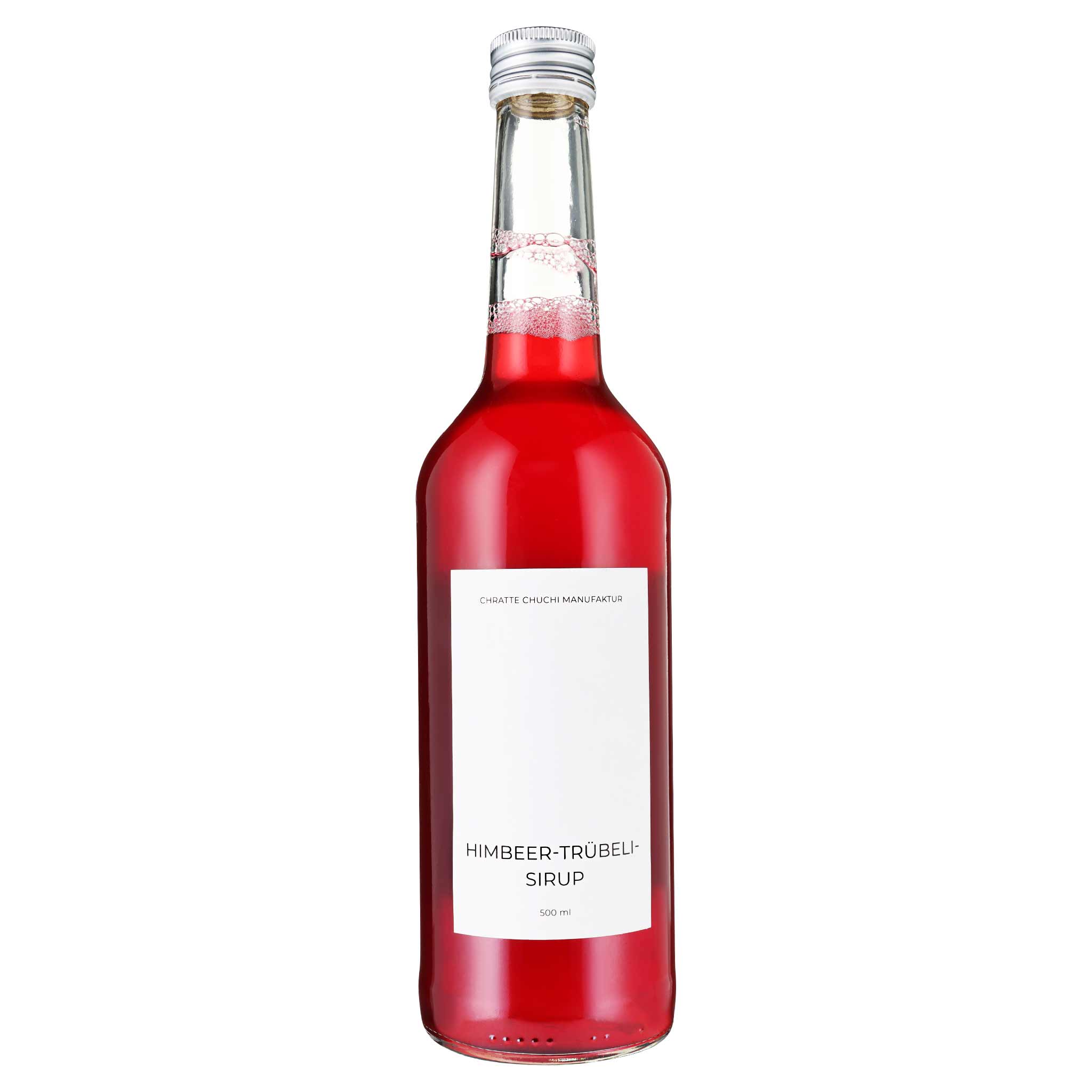 Chrattechuchi Himbeer Trübeli Sirup 500 ml Flasche aus Zürich, Schweiz