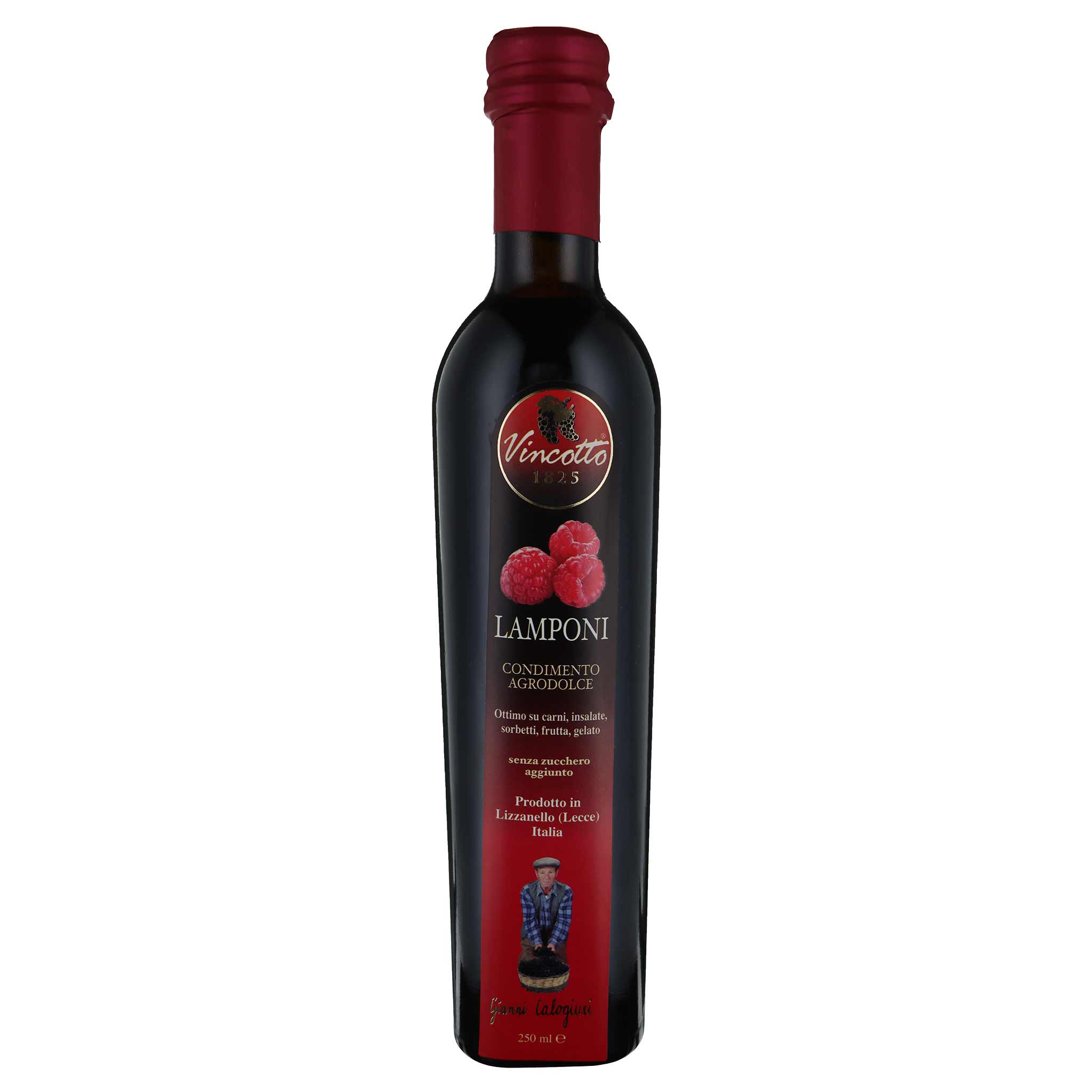 Flasche Vincotto con Lamponi, 250 ml, von Vincotto Calogiuri aus Apulien, Italien