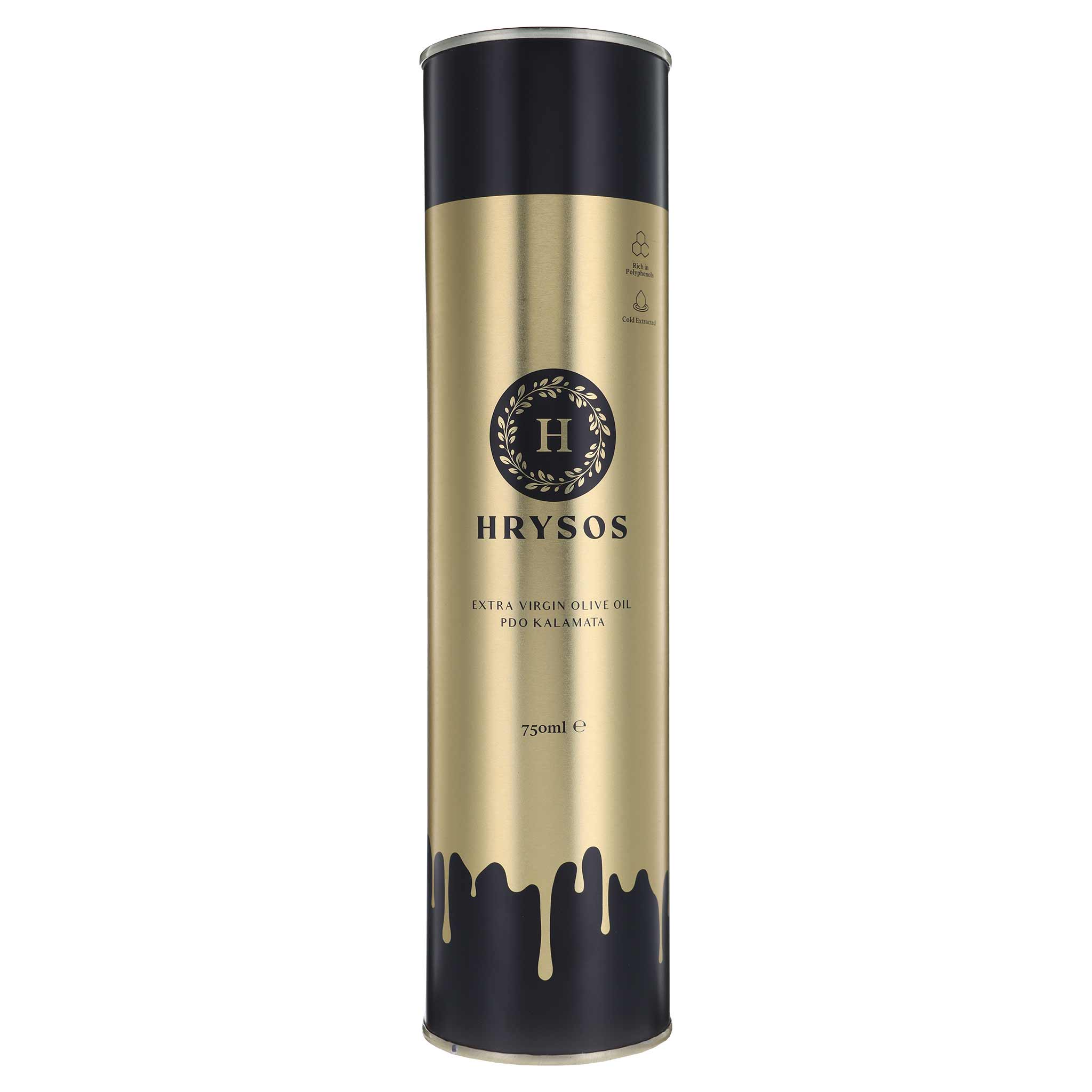 Olivian Groves Hrysos PDO Kalamata Extra Virgin Olive Oil, 750ml Flasche.